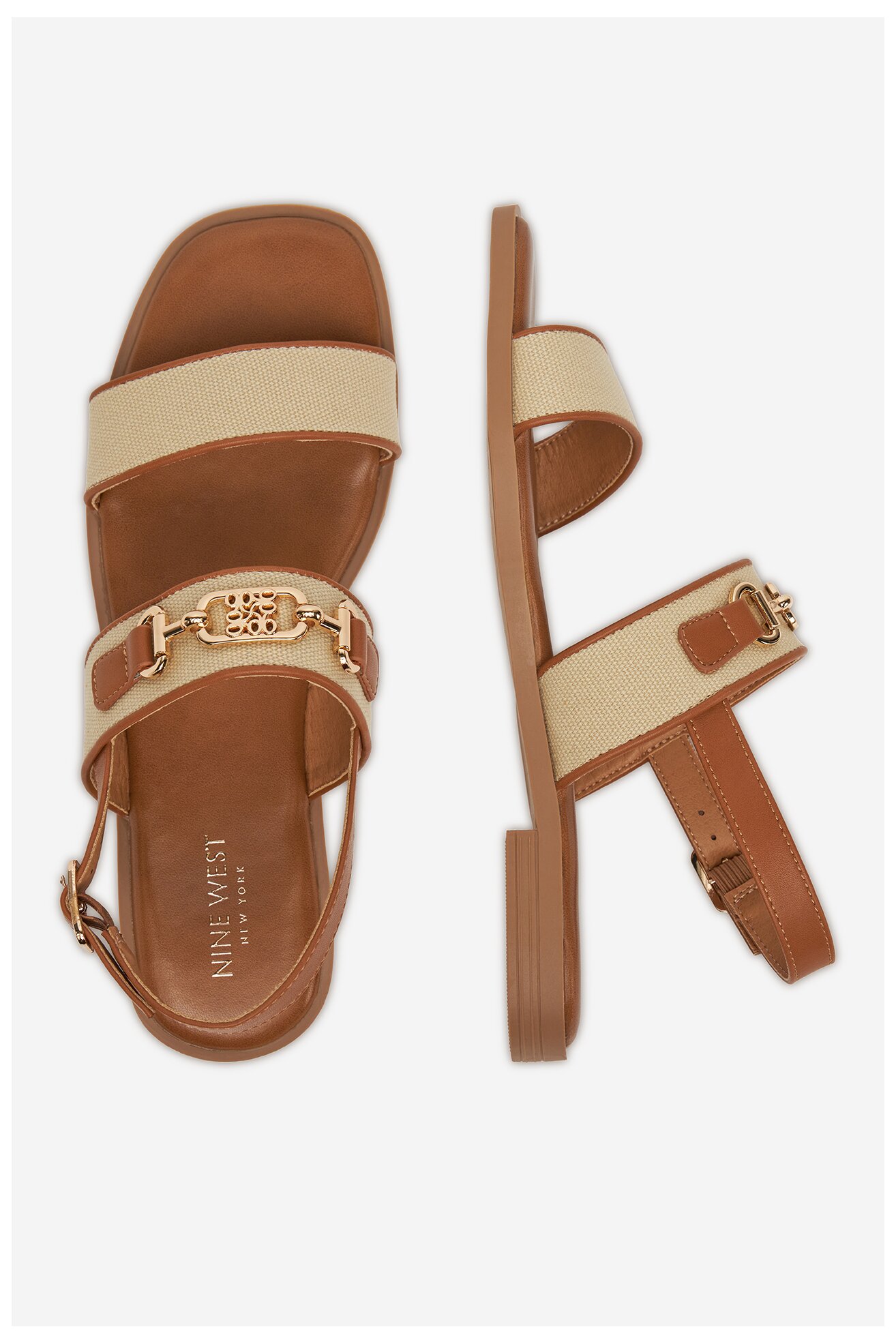 Sandały NINE WEST 678322-CCC Beżowy