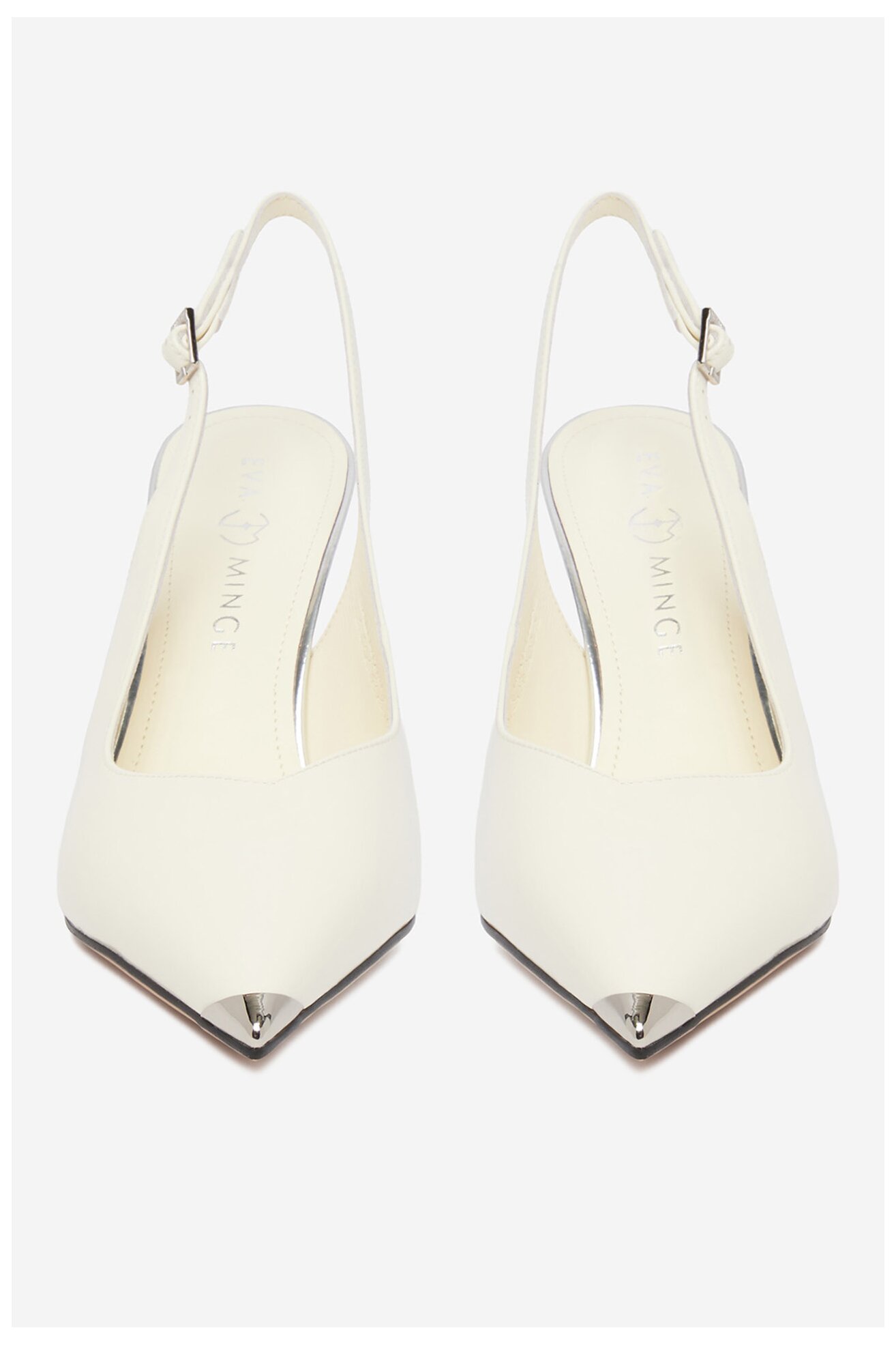 Czółenka EVA MINGE EO-LILLY-LT2131-1-1 Ivory