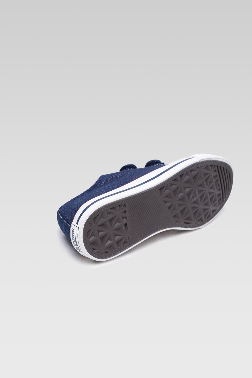 
                Sprandi - Trampki metaliczne granatowe - 5904248615208