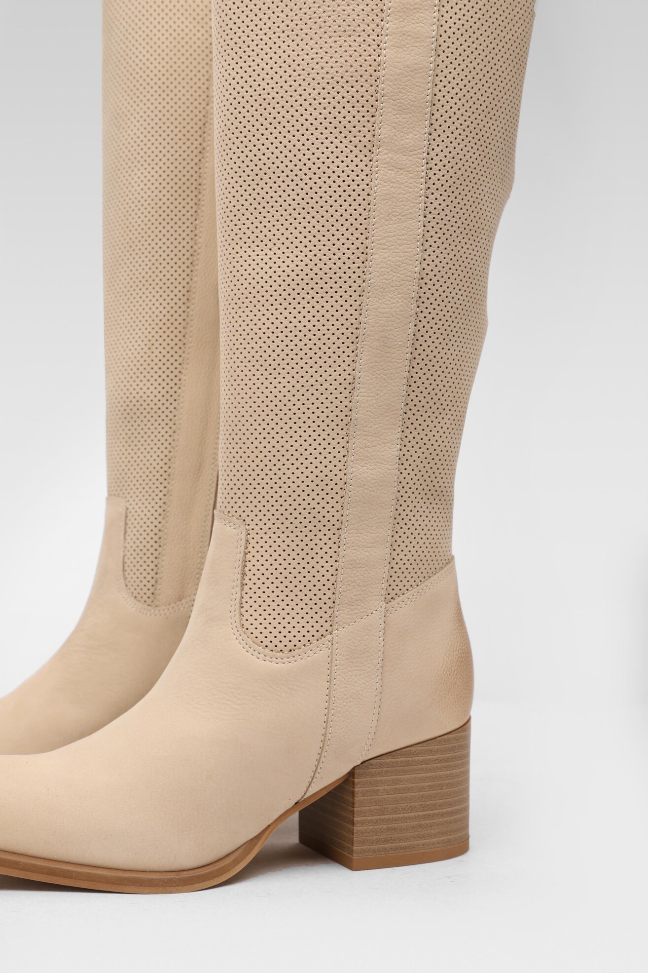 Kozaki Lasocki 859-01 Beżowy