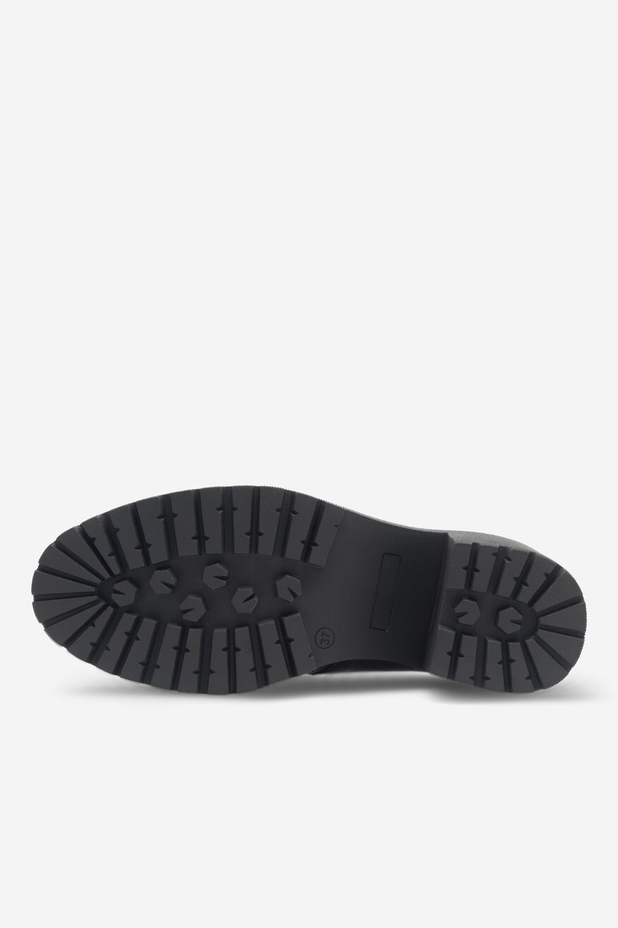 Sergio Bardi - Loafersy skórzane na obcasie - 5905588101277