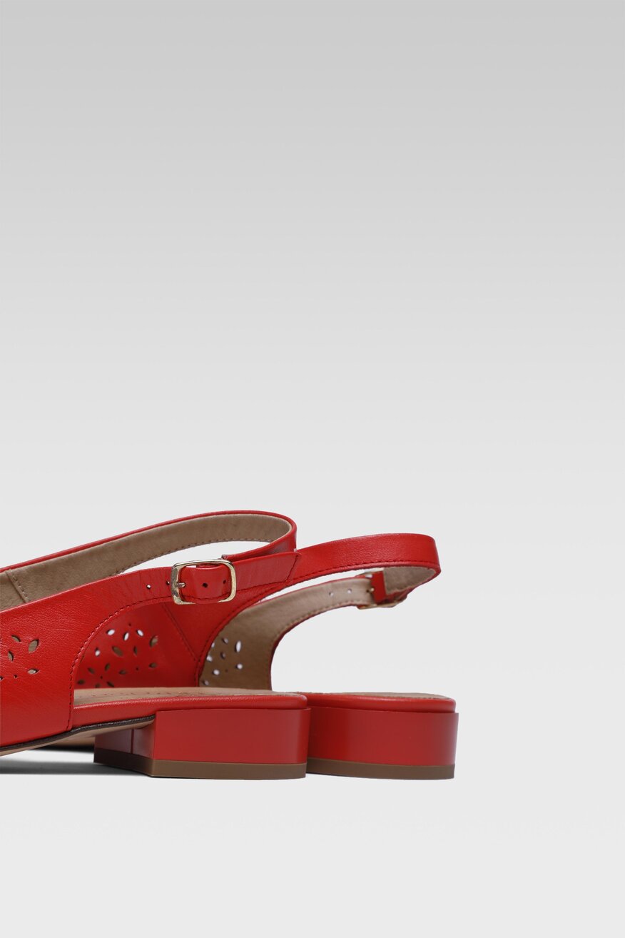 
                Sergio Bardi - Skórzane sandały ażurowe - 5904248666552