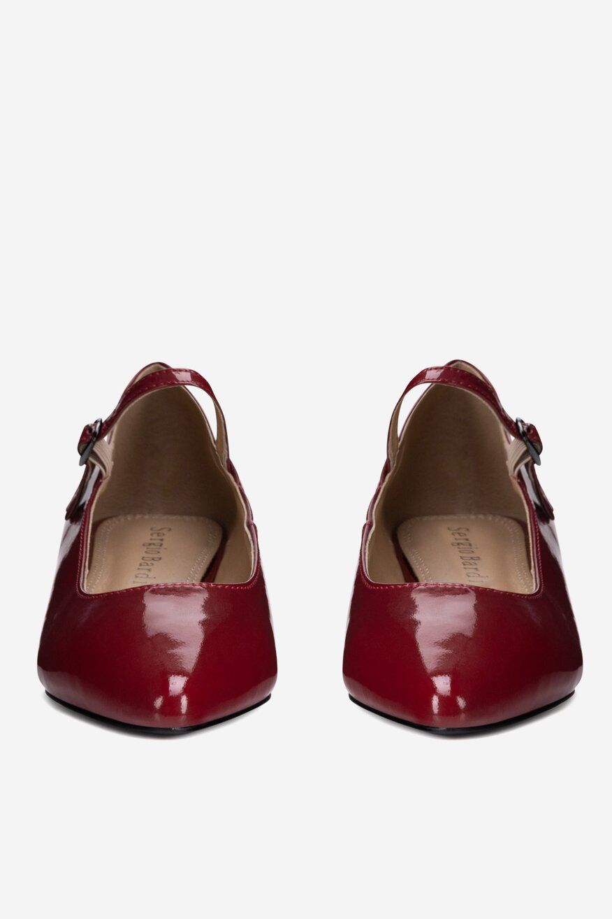 
                Туфлі-Човники Sergio Bardi БОРДОВИЙ - 5905588790341