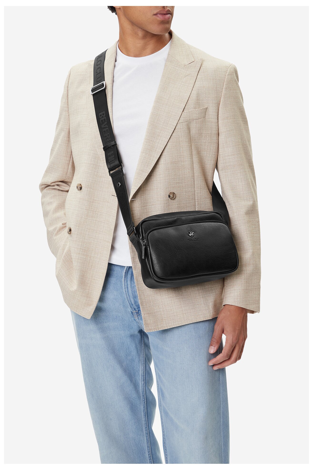 Сумка Чоловіча Beverly Hills Polo Club C-BHPC-L-012-08 ЧОРНИЙ