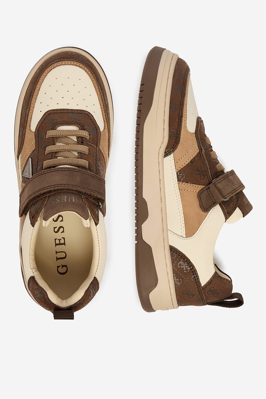 
                GUESS - Sneakersy skórzane - 5906751791257