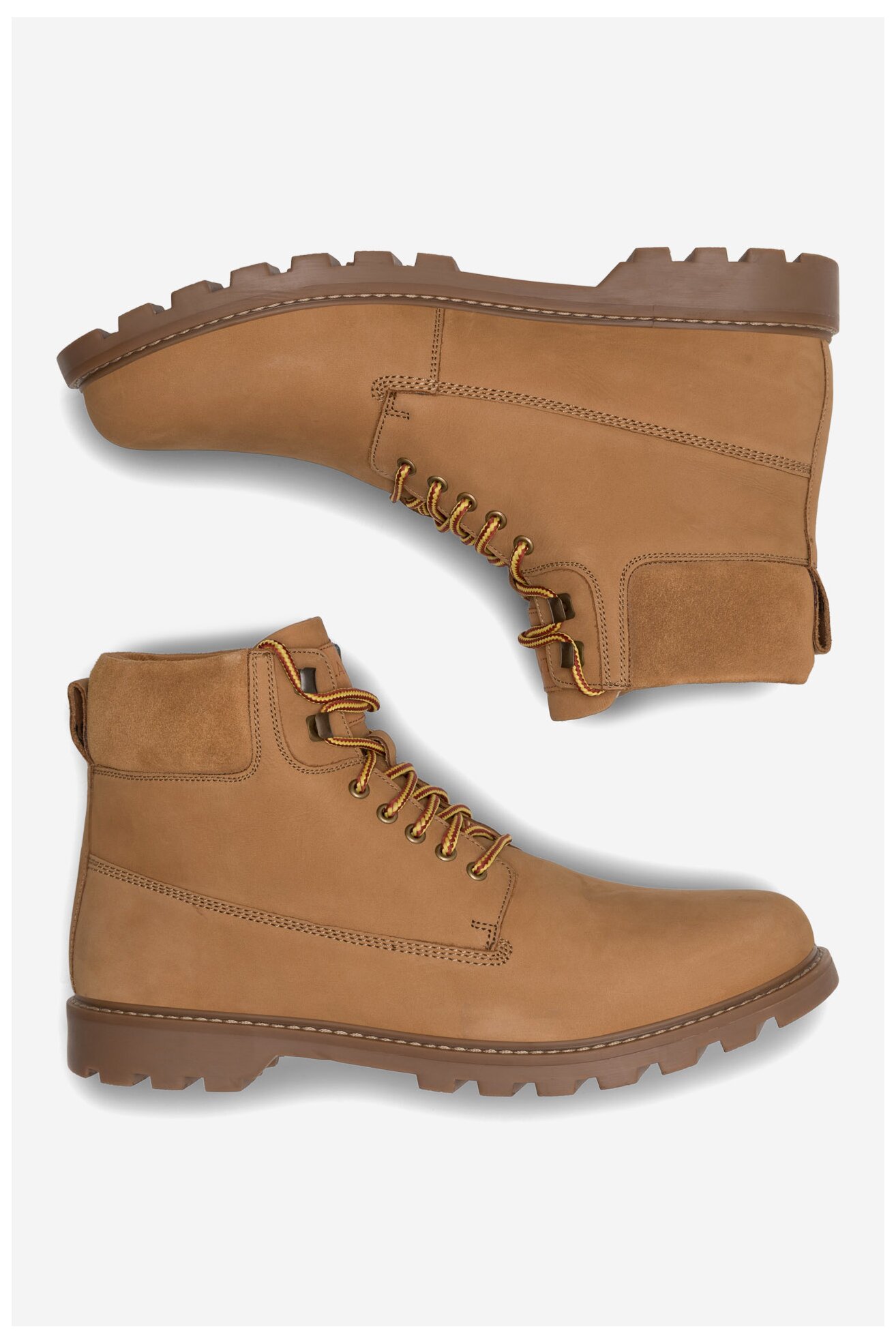 Šněrovací vyšší obuv Lasocki MANITOU-04BIG MI25 TMAVĚ BÉŽOVÁ