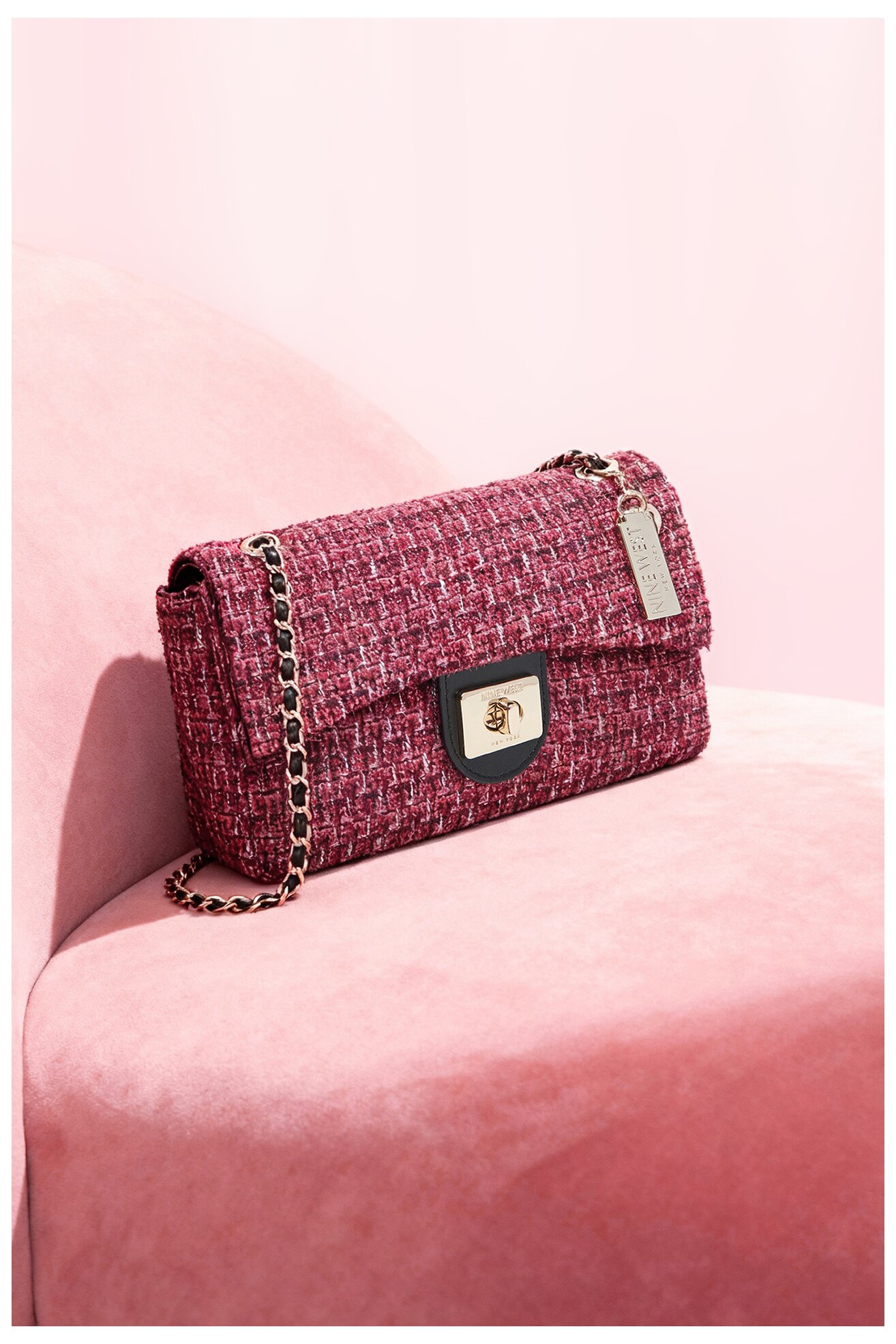 Geantă de mână NINE WEST EO-HUDSON-HARMONY-LDA8004A GRENA