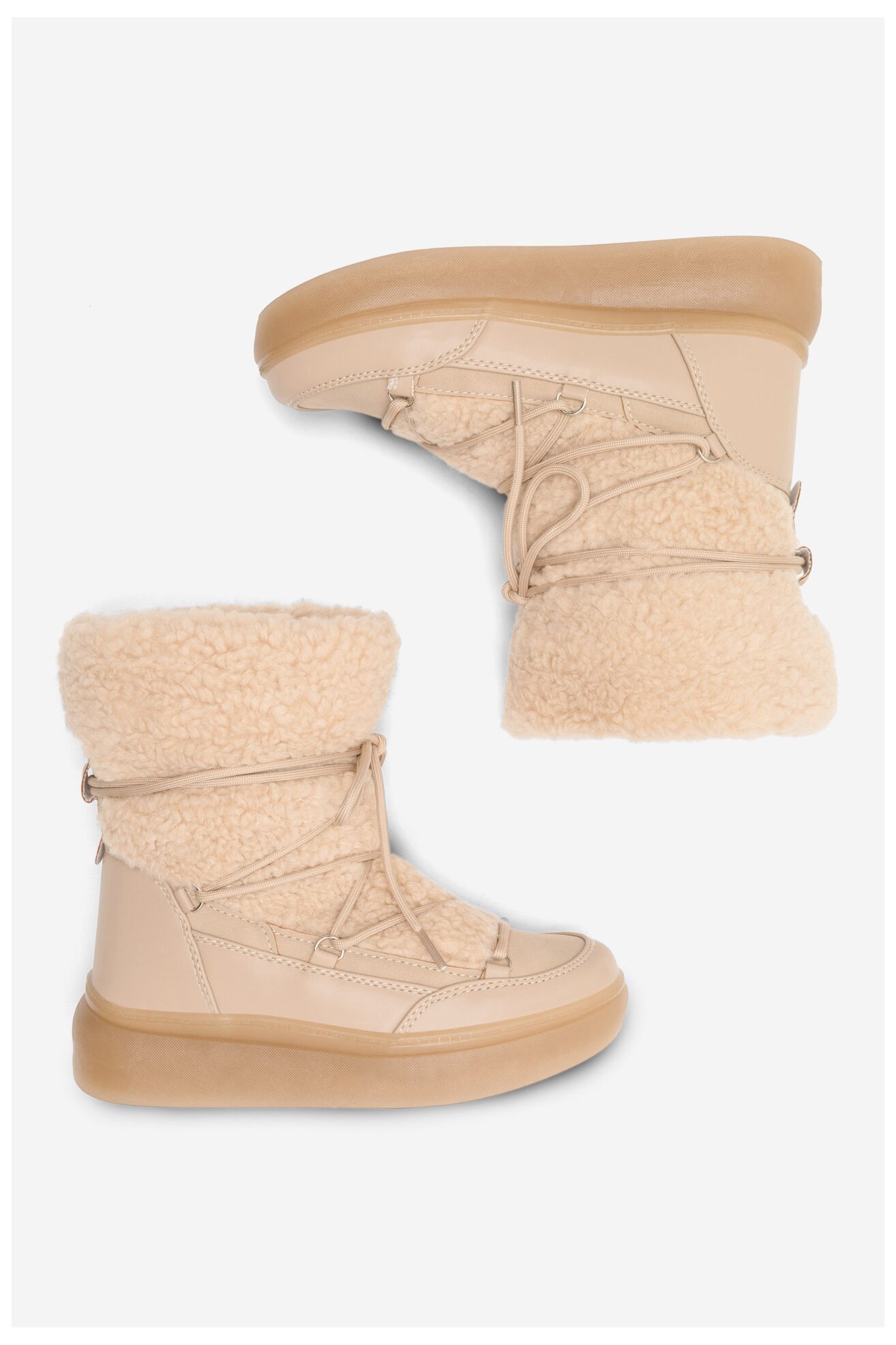 Bokacsizma DeeZee MARCELE N10399 BÉZS