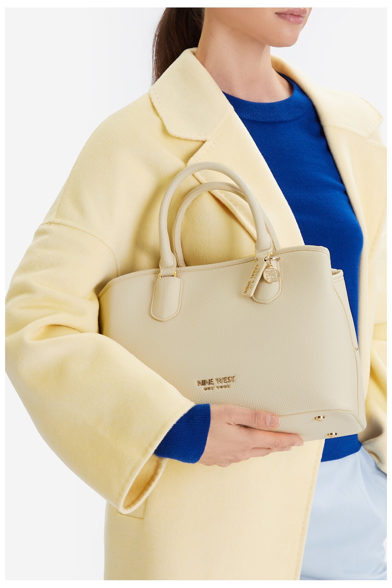 Дамска чанта NINE WEST CEO-VENA-KY255 СЛОНОВА КОСТ