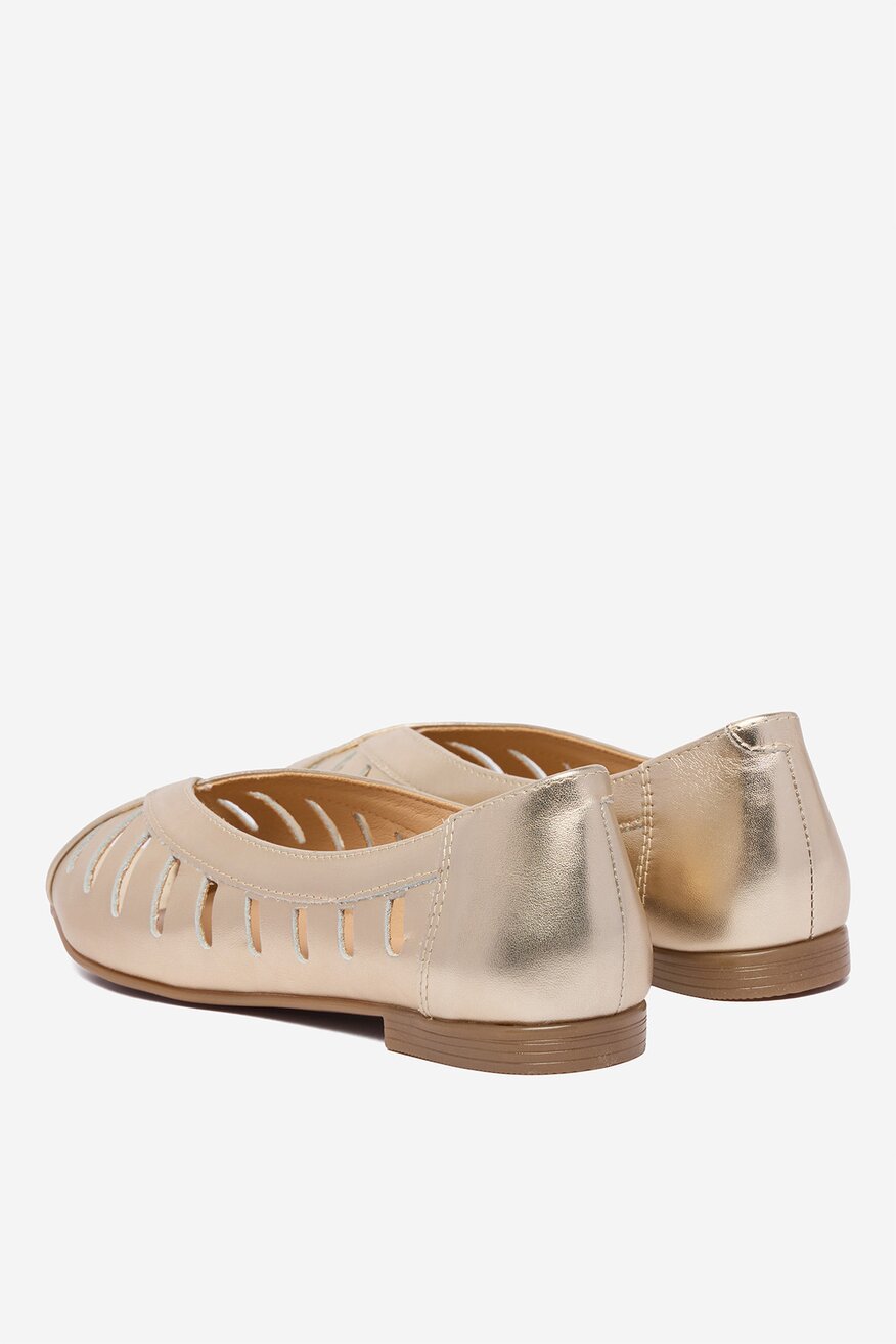 
                Lasocki - Baleriny skórzane - 5906751855881