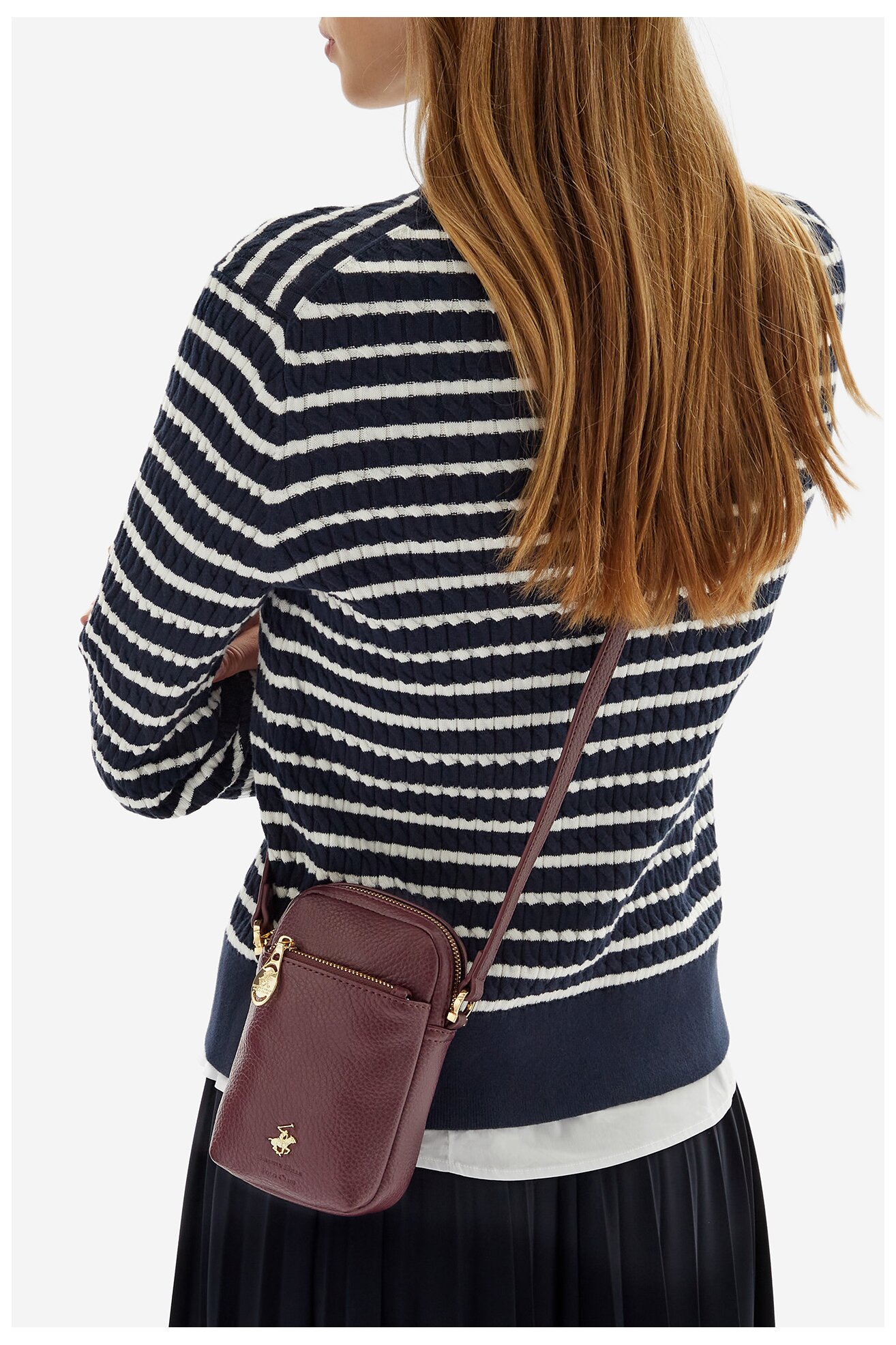 Torebka Beverly Hills Polo Club C-BHPC-L-004-08 Bordowy