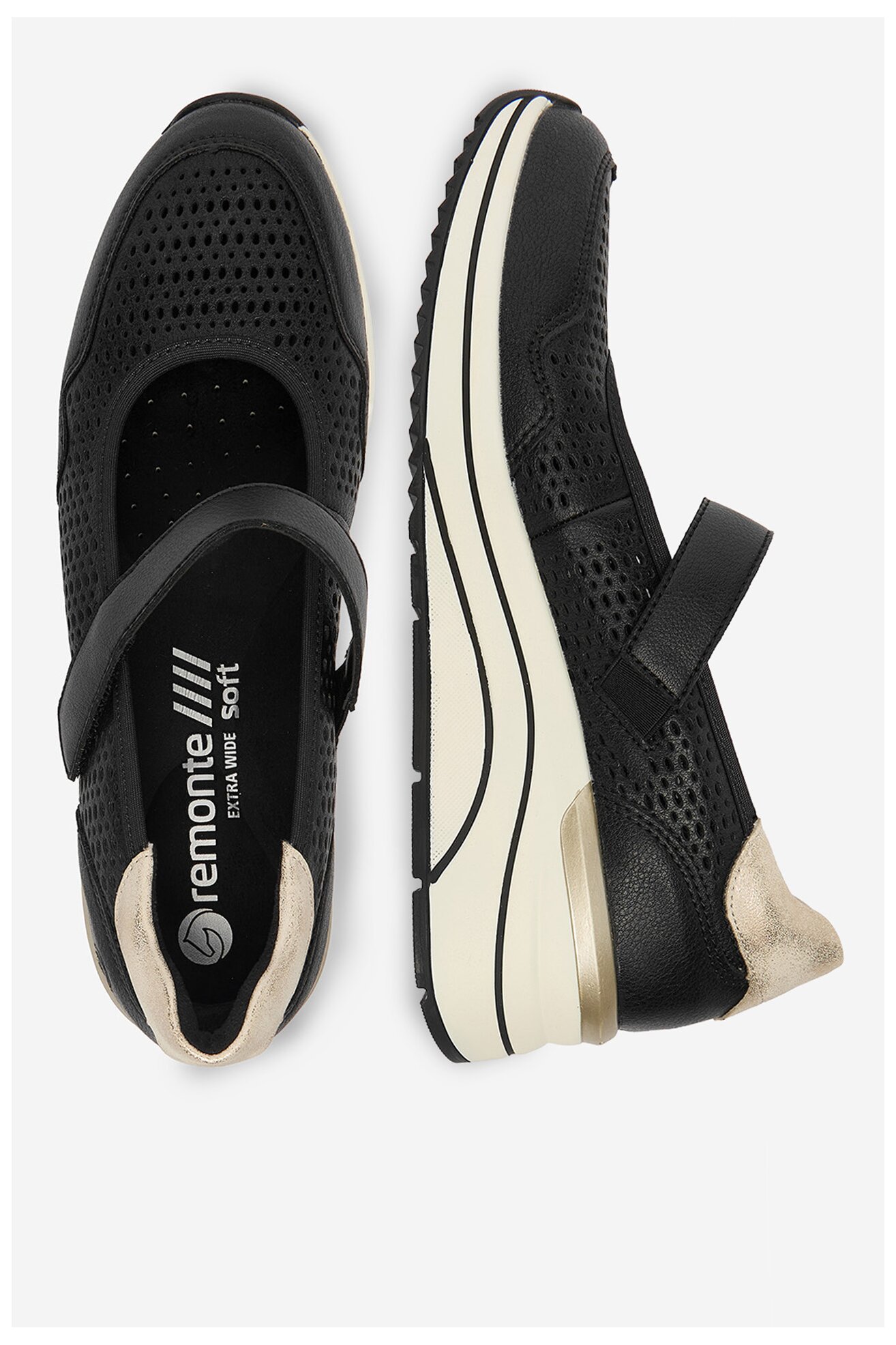 Sneakers Remonte CEO-D0T21-03 Czarny