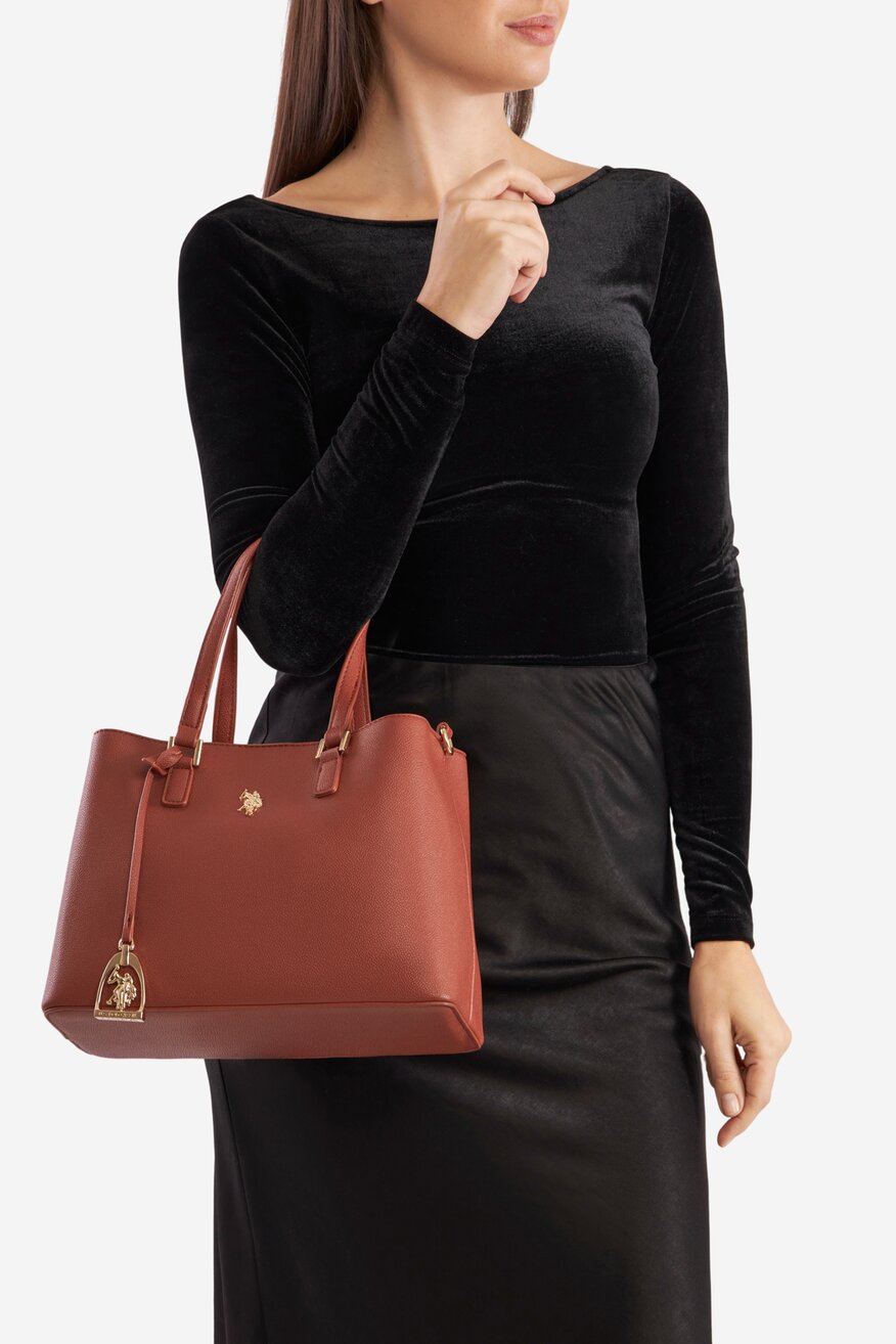 
                Дамска чанта U.S. POLO ASSN. МЕДЕНОЧЕРВЕН - 5905588981008