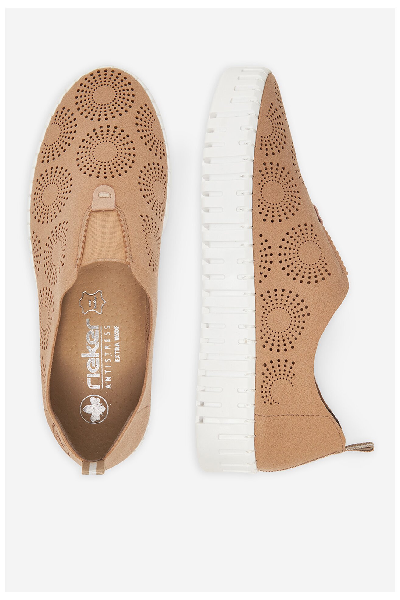 Félcipő Rieker M8352-60 SÖTÉTBÉZS