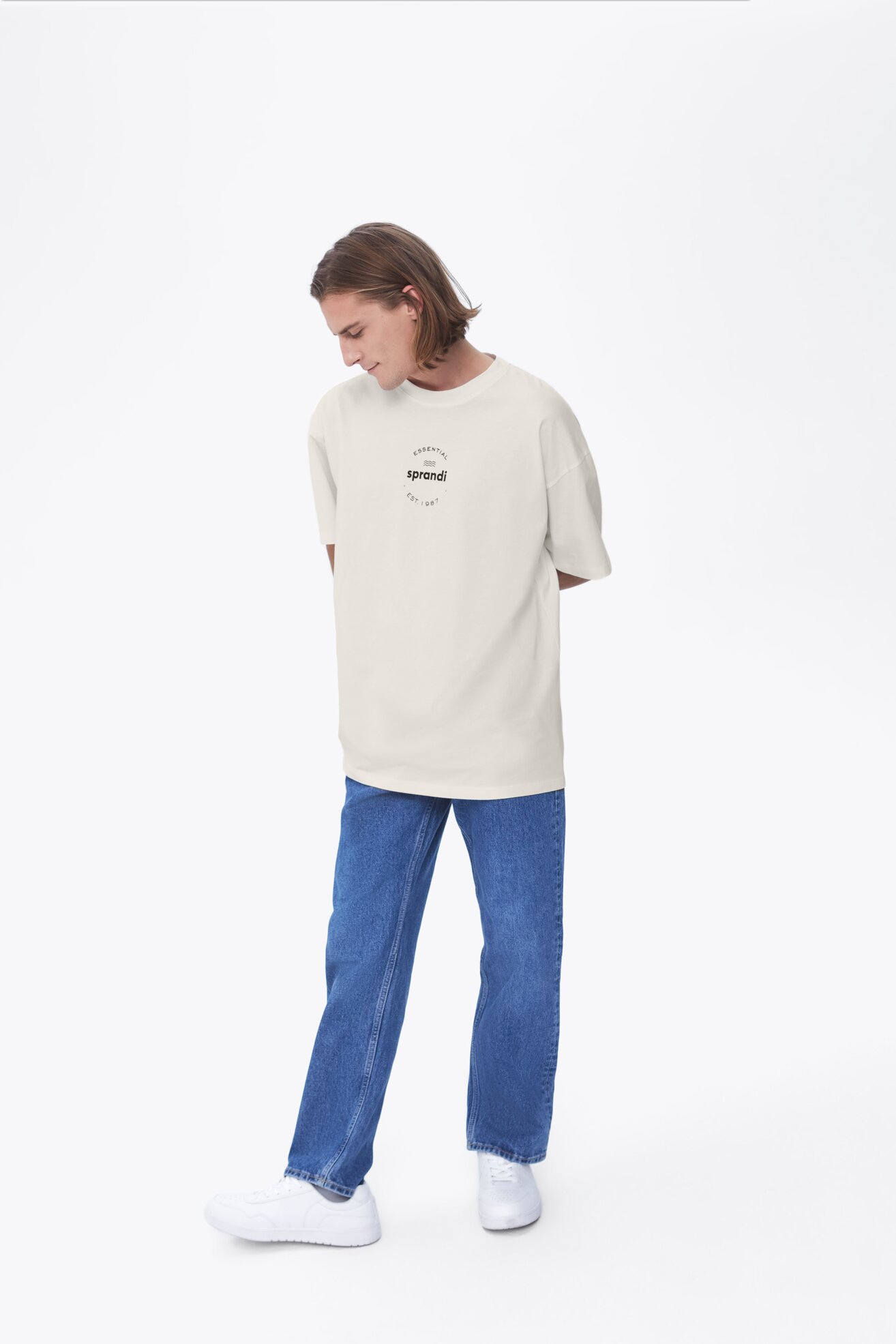 T-shirt Sprandi SP22-TSM002 Biały