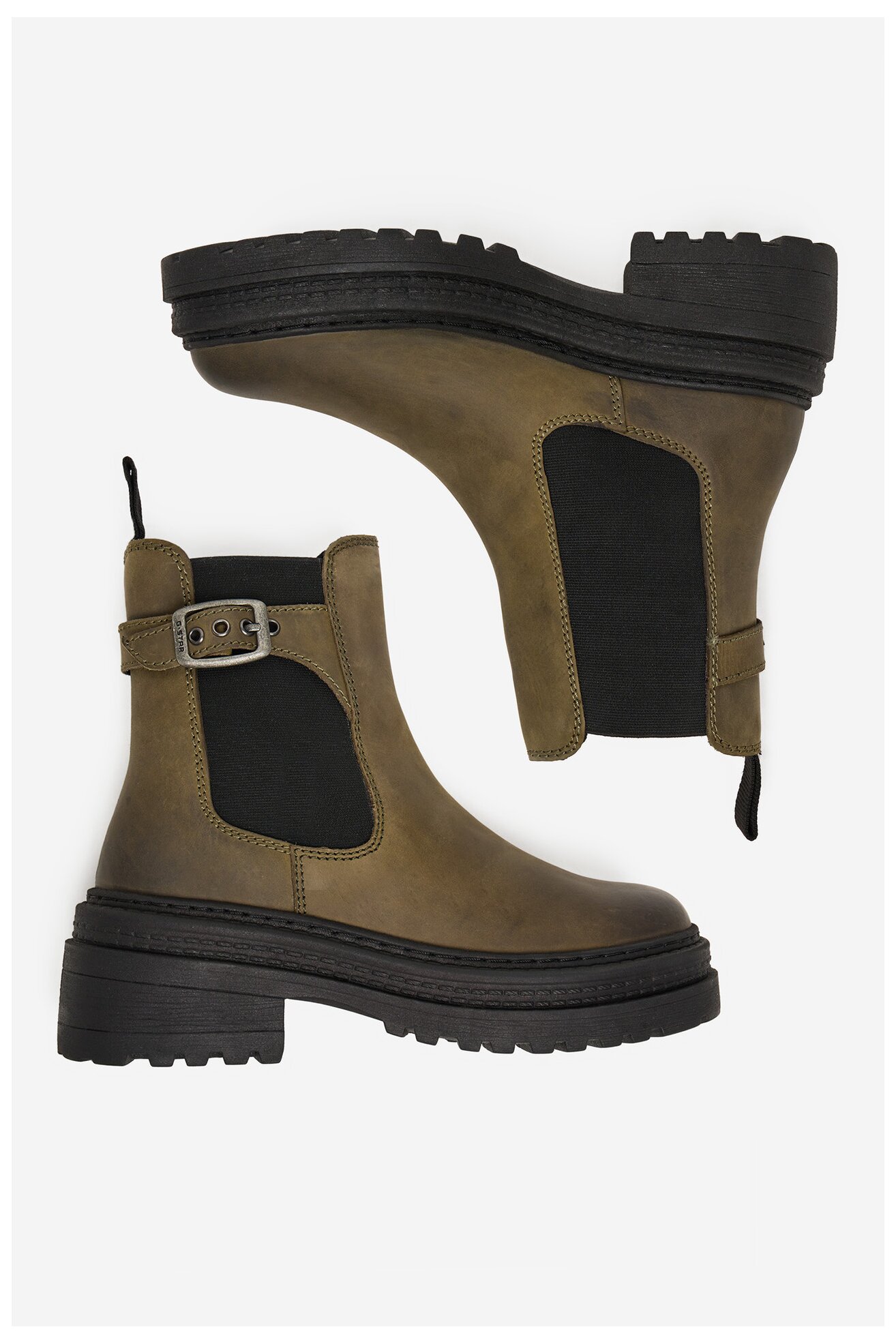 Bokacsizma G-STAR RAW CEO-WI34-ALASKA-02 OLAJZÖLD