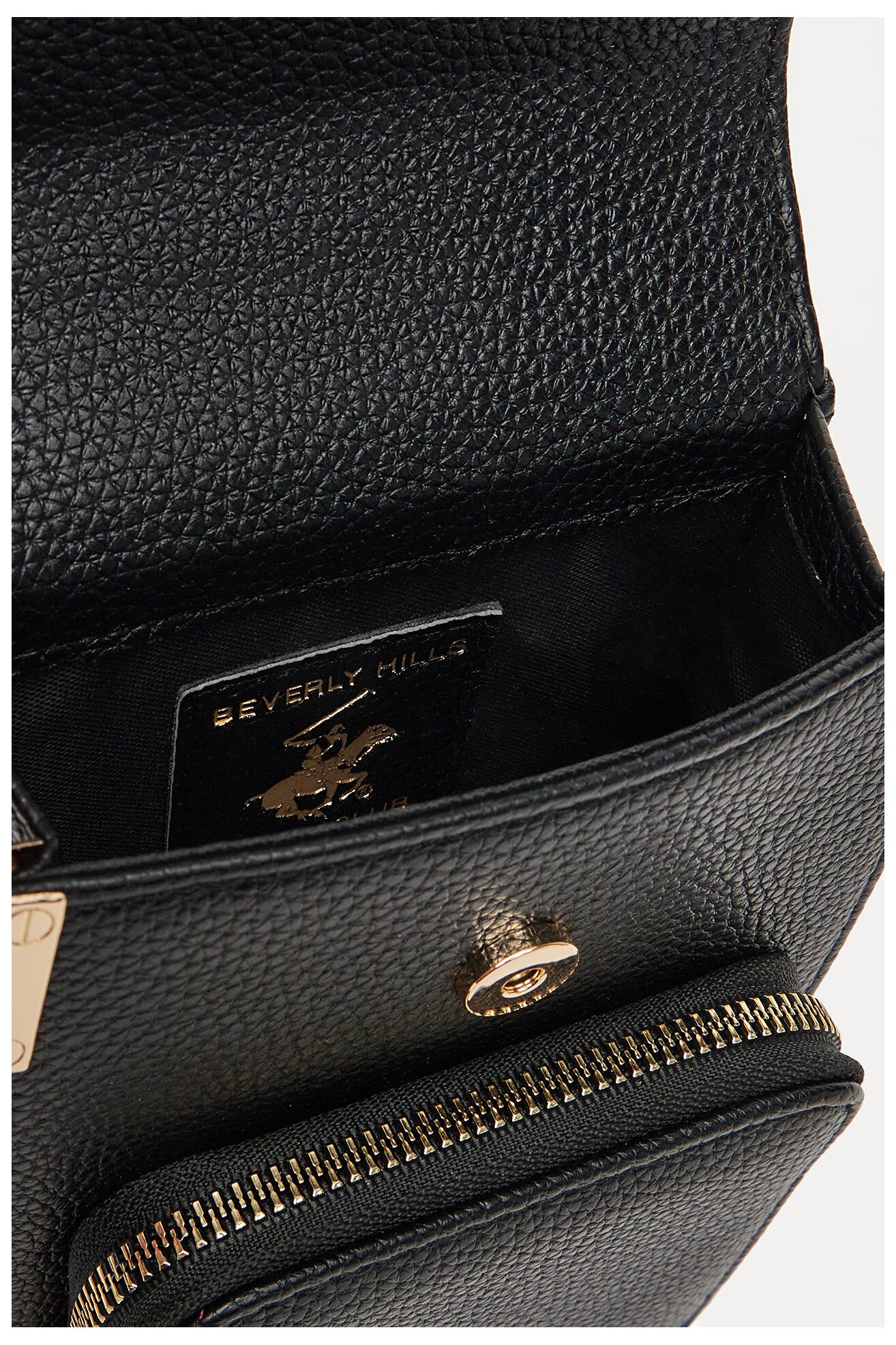 Kézitáska Beverly Hills Polo Club BHPC-L-007-07 FEKETE