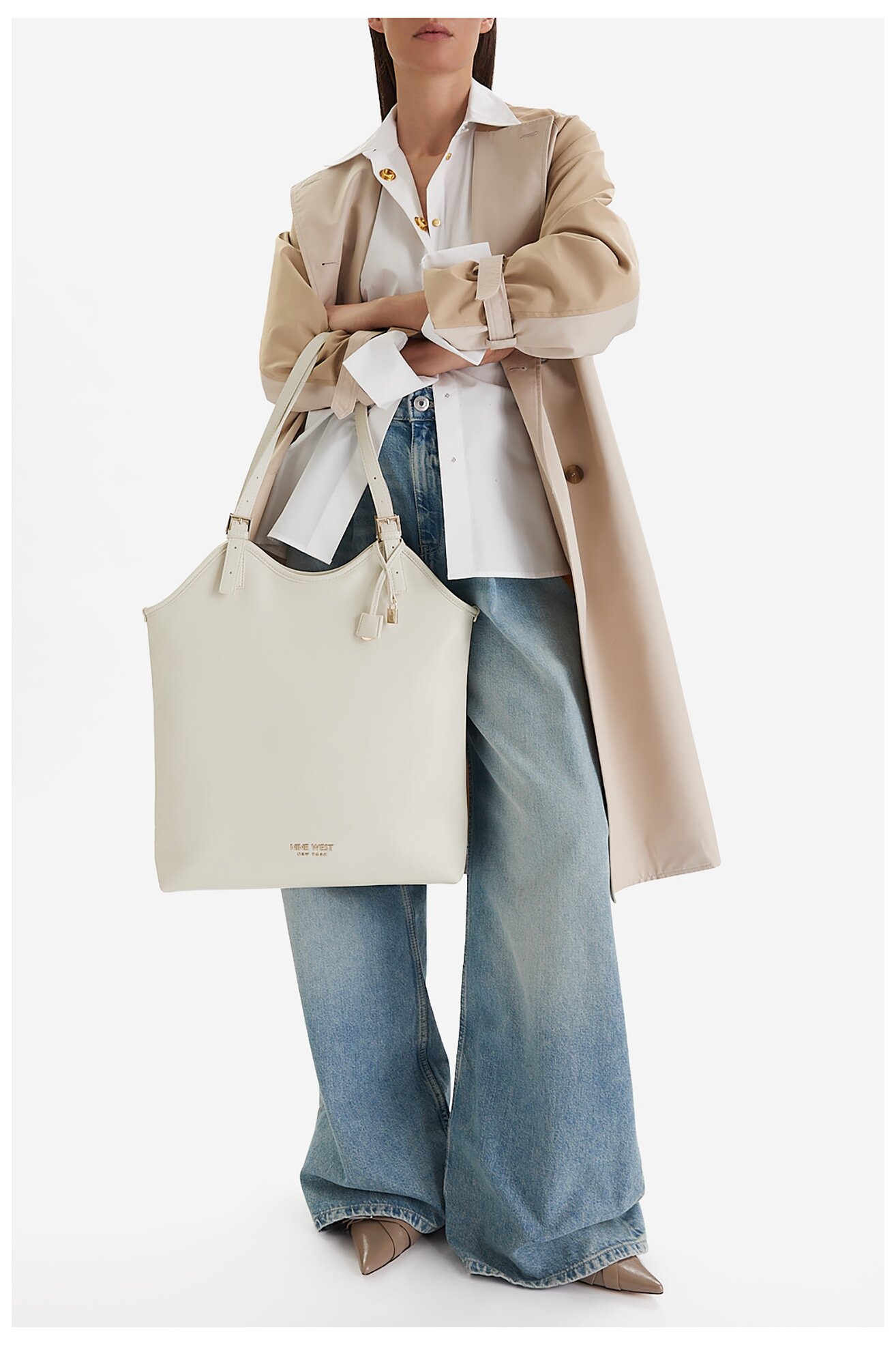 Дамска чанта NINE WEST CEO-SENSA-LDA8373 БЯЛ