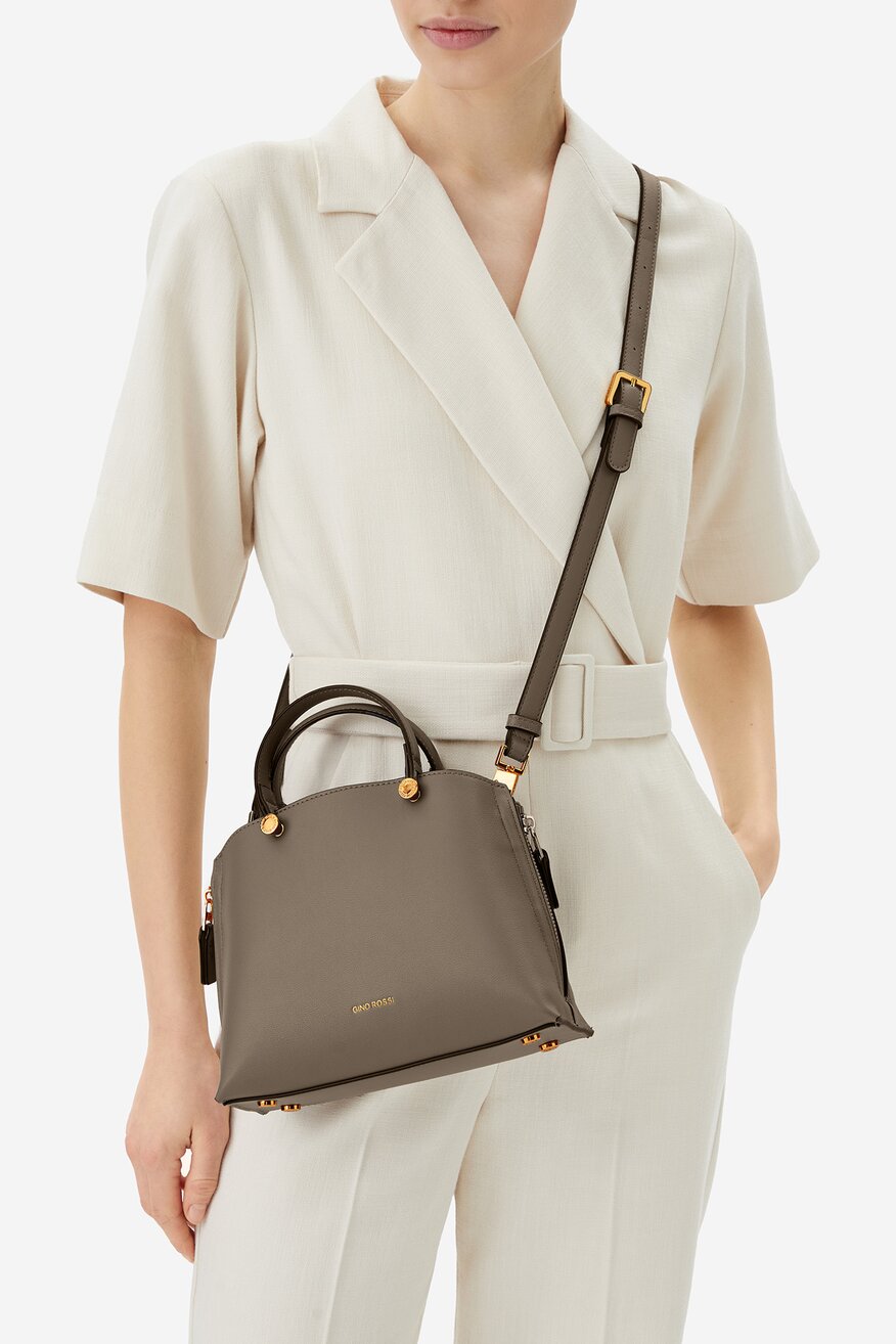 Kézitáska Gino Rossi SÖTÉTBÉZS - 5904862929873