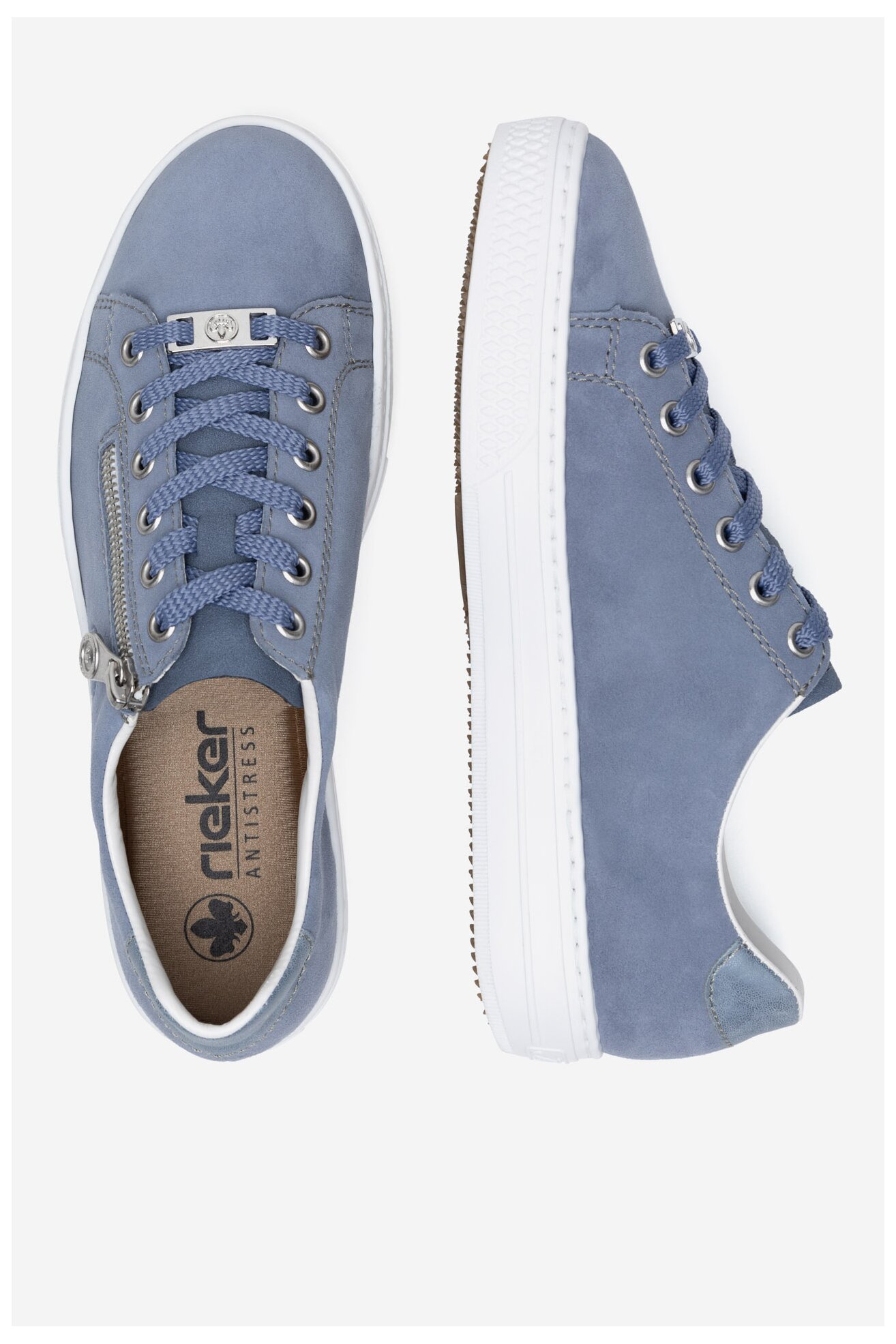 Sneakers Rieker L59L1-10 Jeansowy