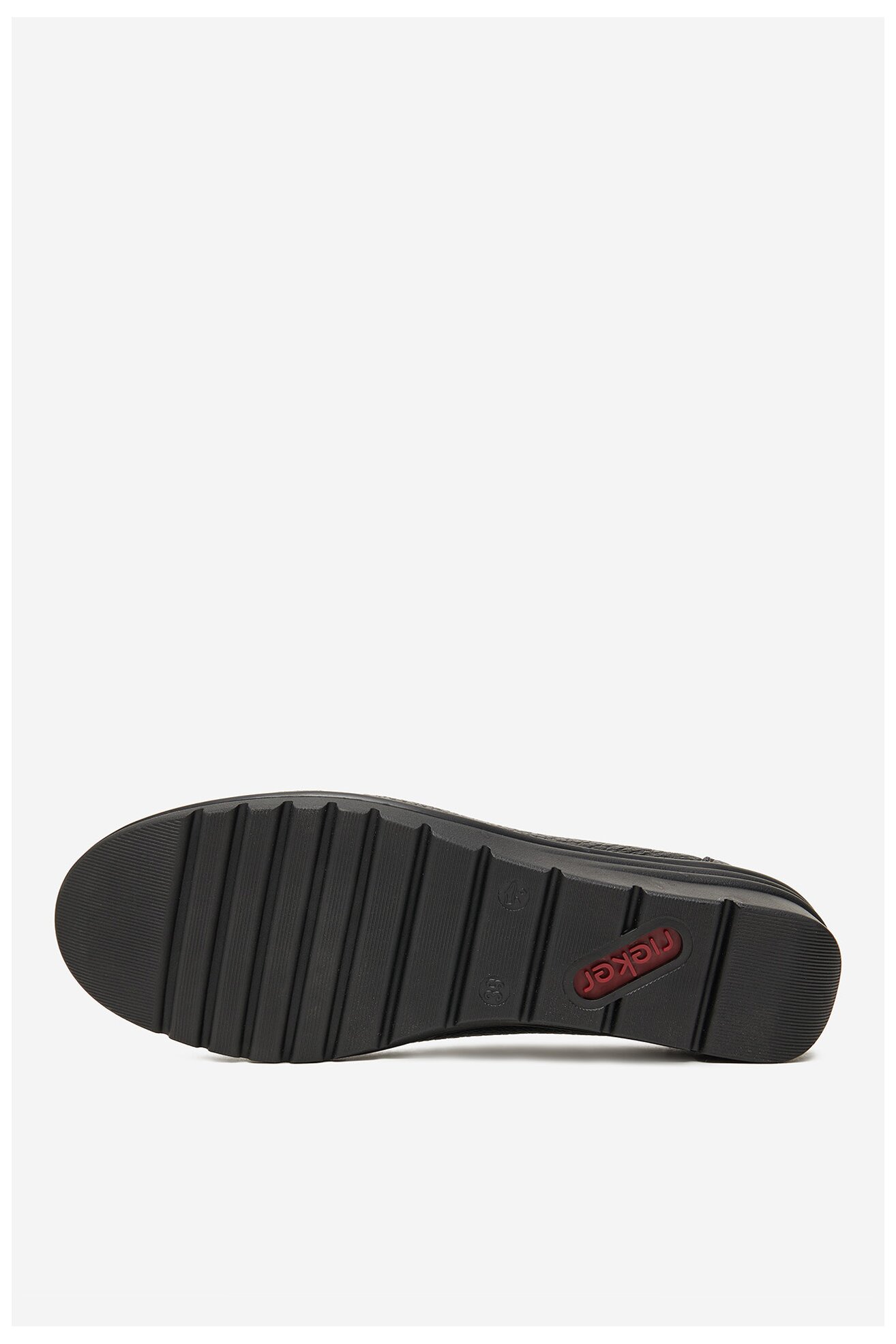 Baleriny Rieker L5360-00 FEKETE