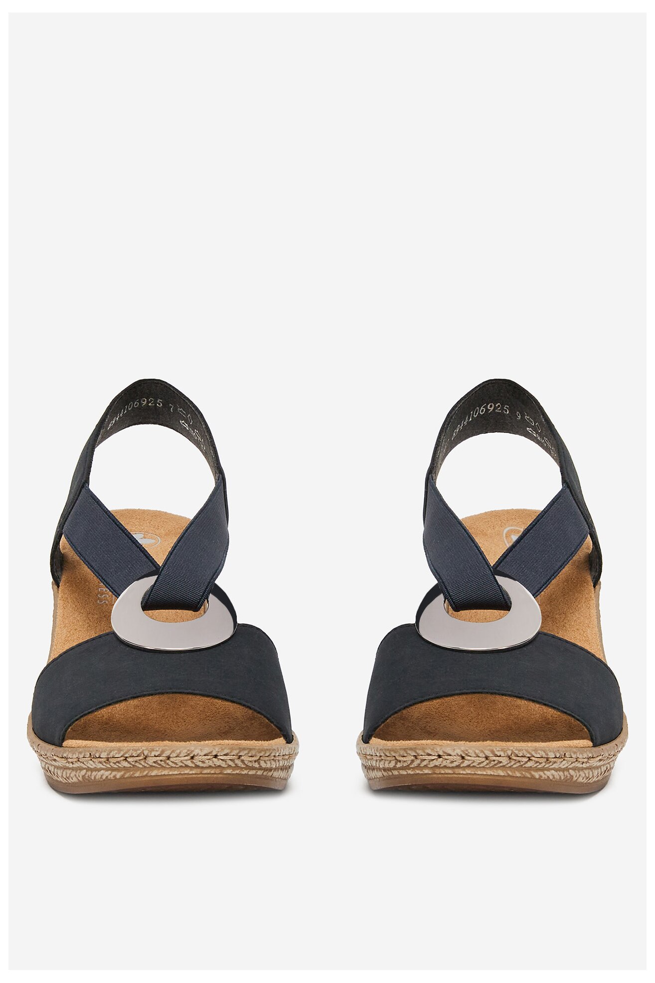 Sandały Rieker 624H6-14 Granatowy ciemny