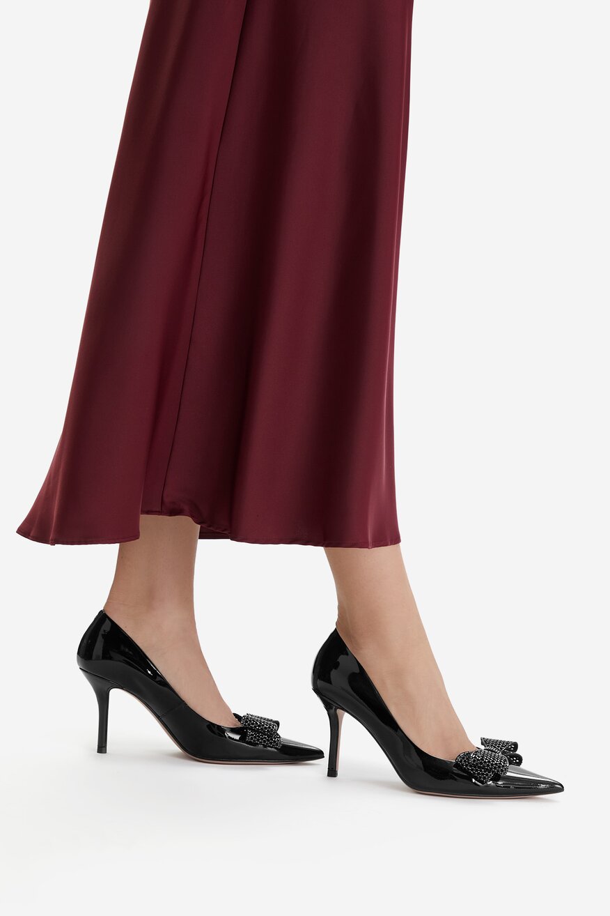 EVA MINGE - Czółenka skórzane - 5906751676844