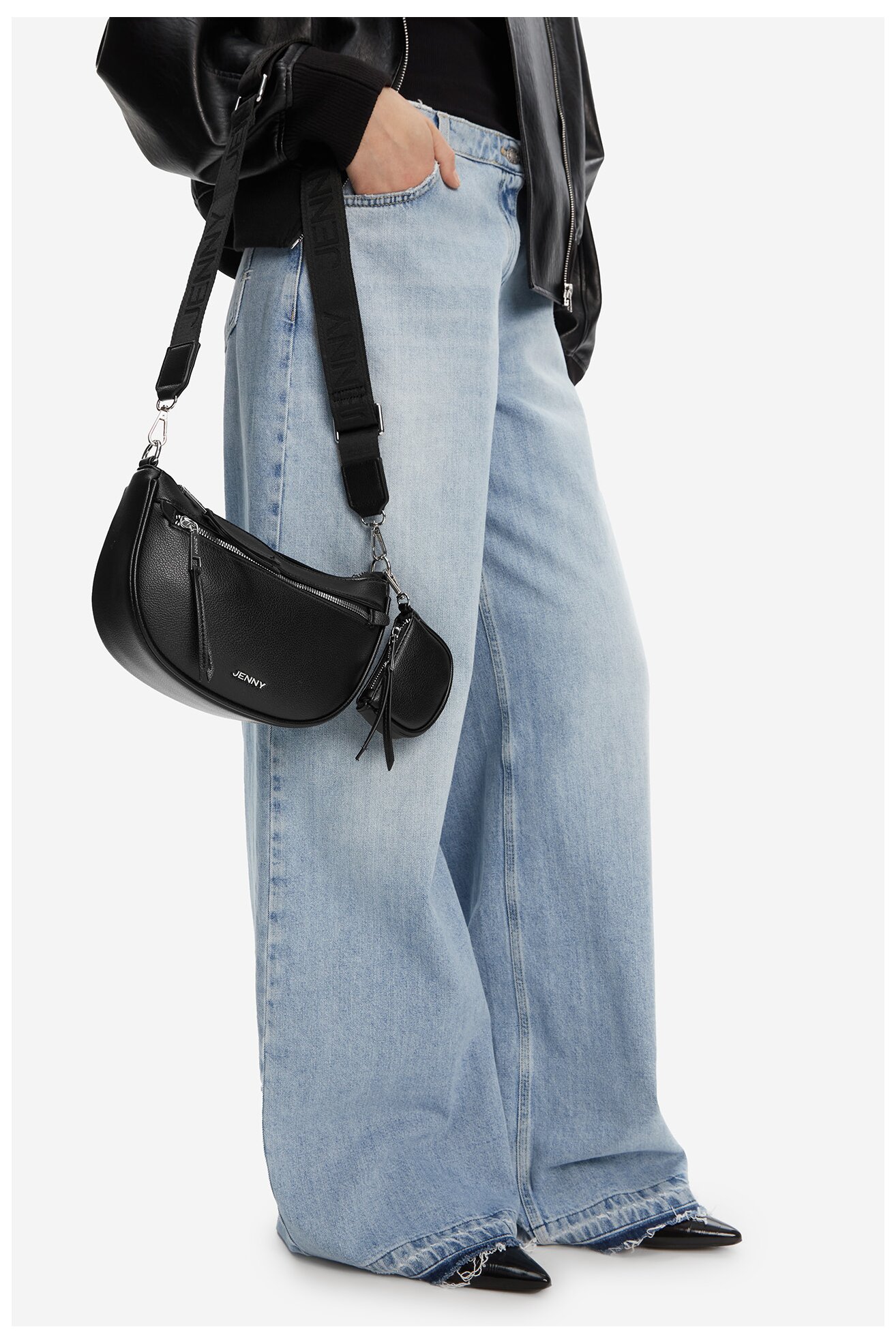 Geantă de mână Jenny C-JNY-M-002-08 NEGRU