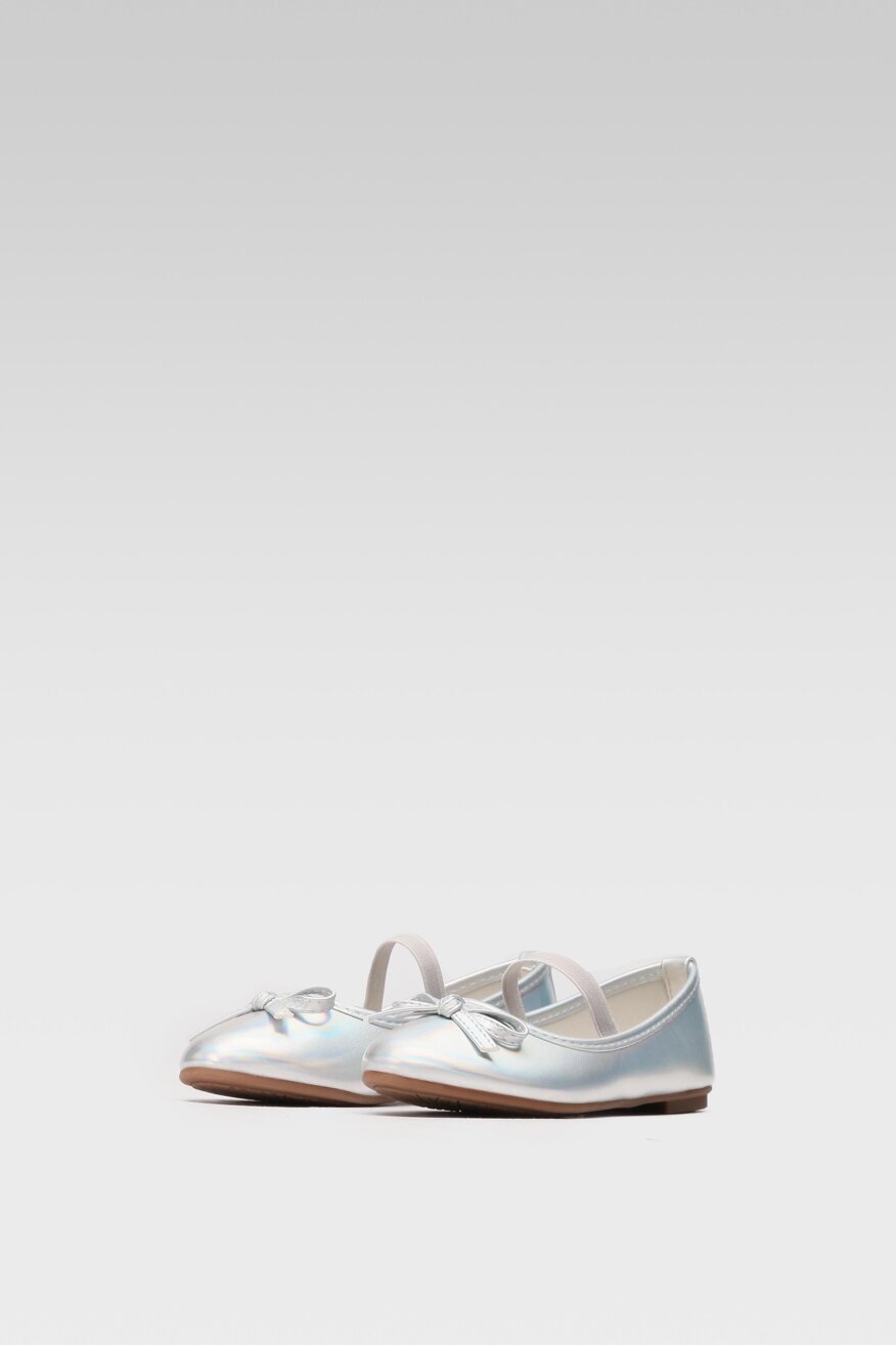 
                Nelli Blu - Półbuty z gradientem srebrne - 5903698405643