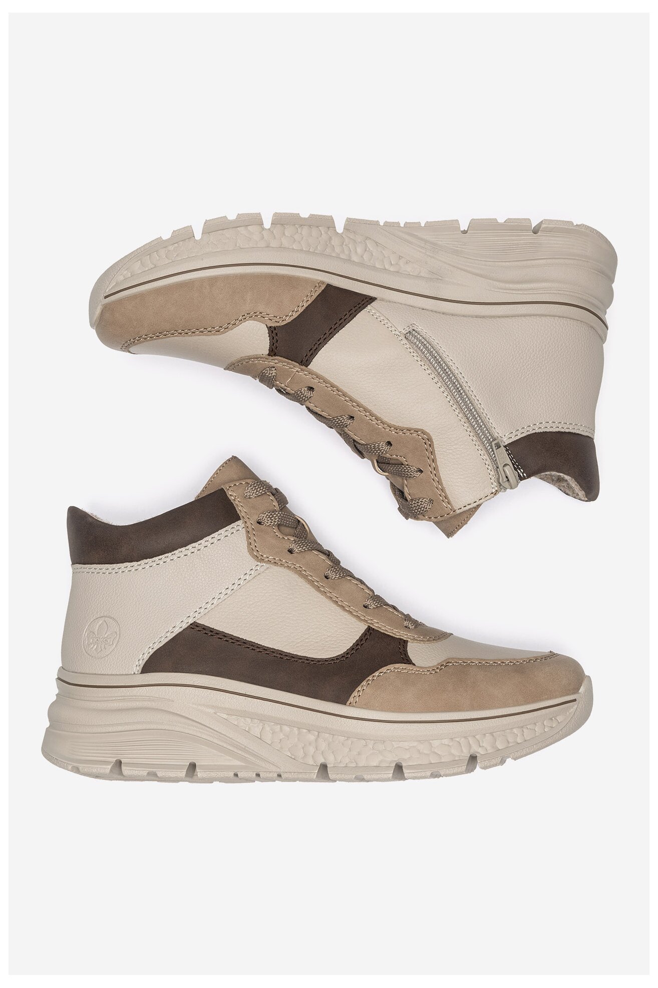 Trzewiki Rieker 48002-60 Beżowy