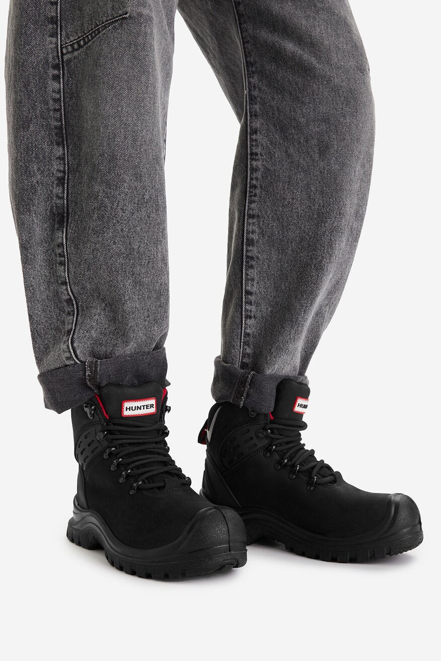 
                HUNTER - Skórzane półbuty sznurowane - 5906751205044