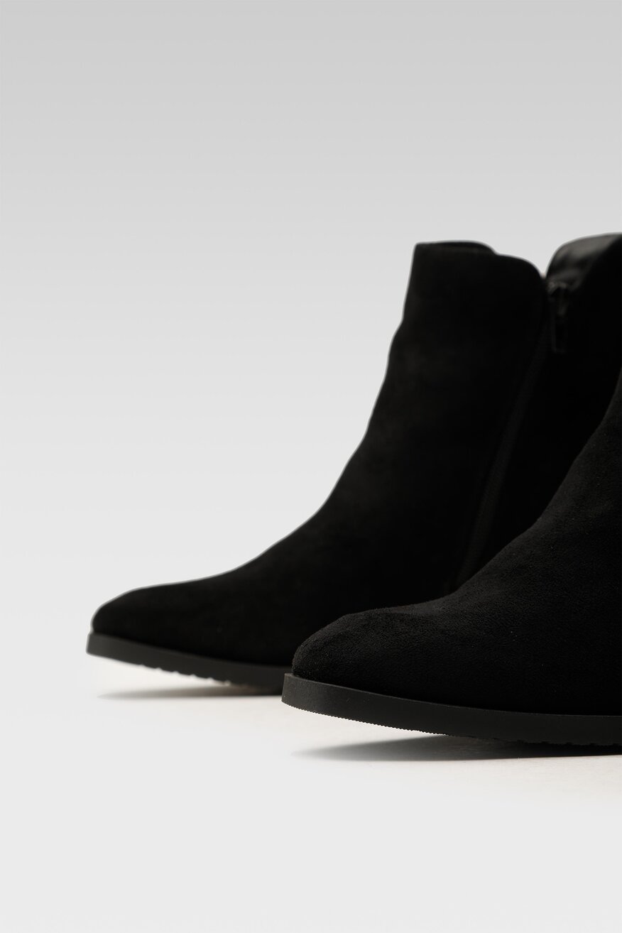 
                Jenny Fairy - Botki czarne z suwakiem - 5903698991887