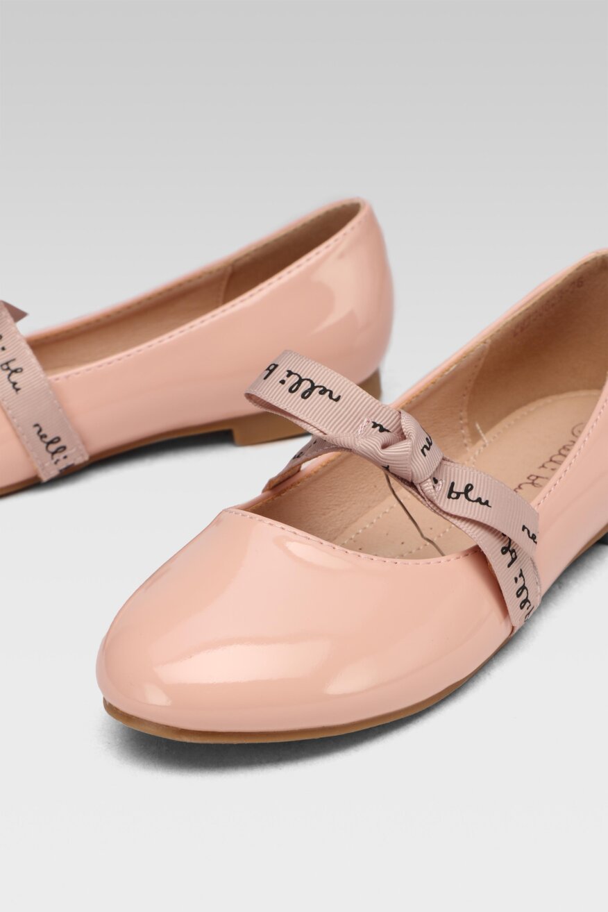
                Nelli Blu - Półbuty pastelowe różowe - 5903698388052