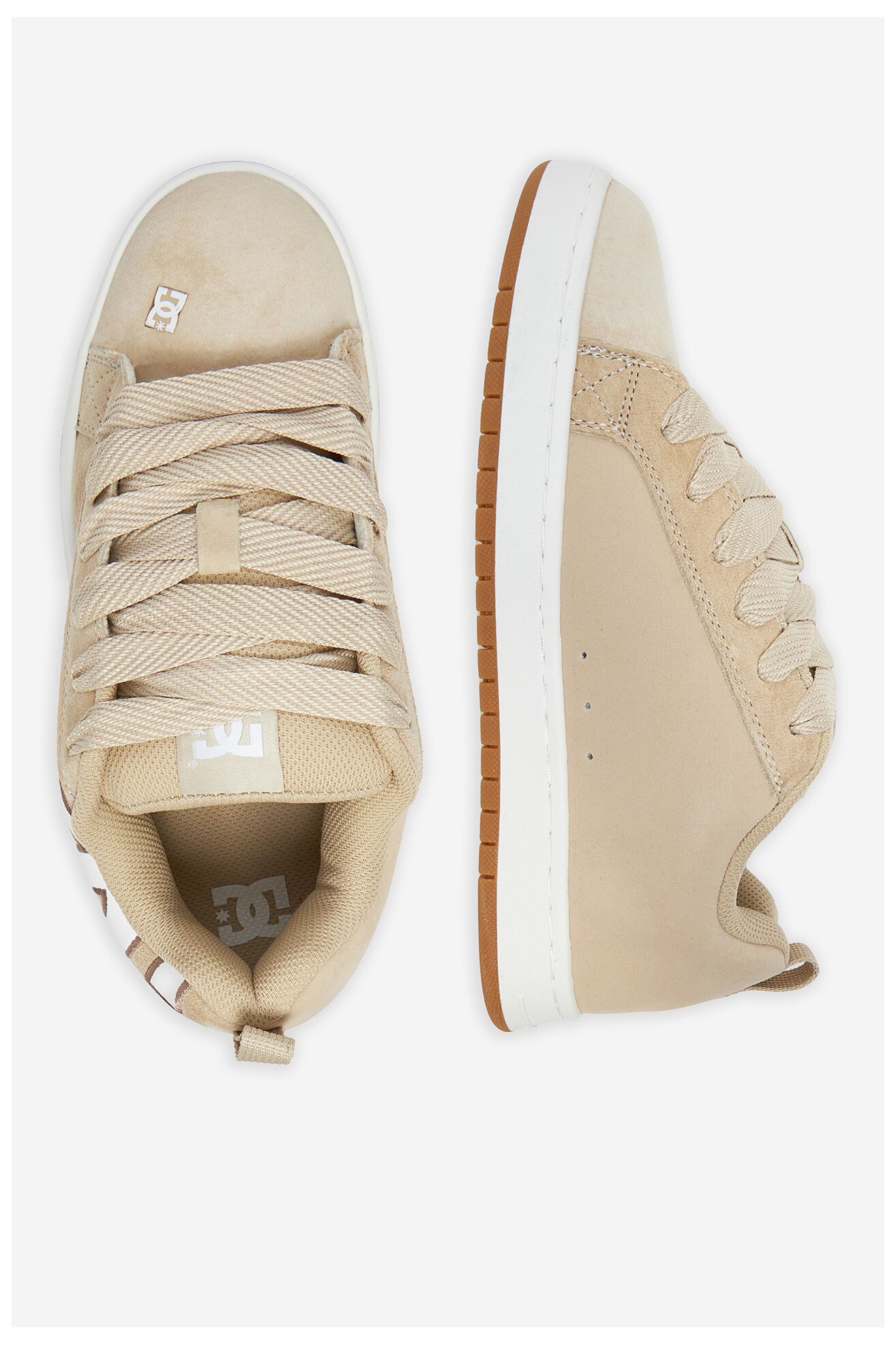 Кросівки спортивні DC Shoes V5-10116 БЕЖЕВИЙ