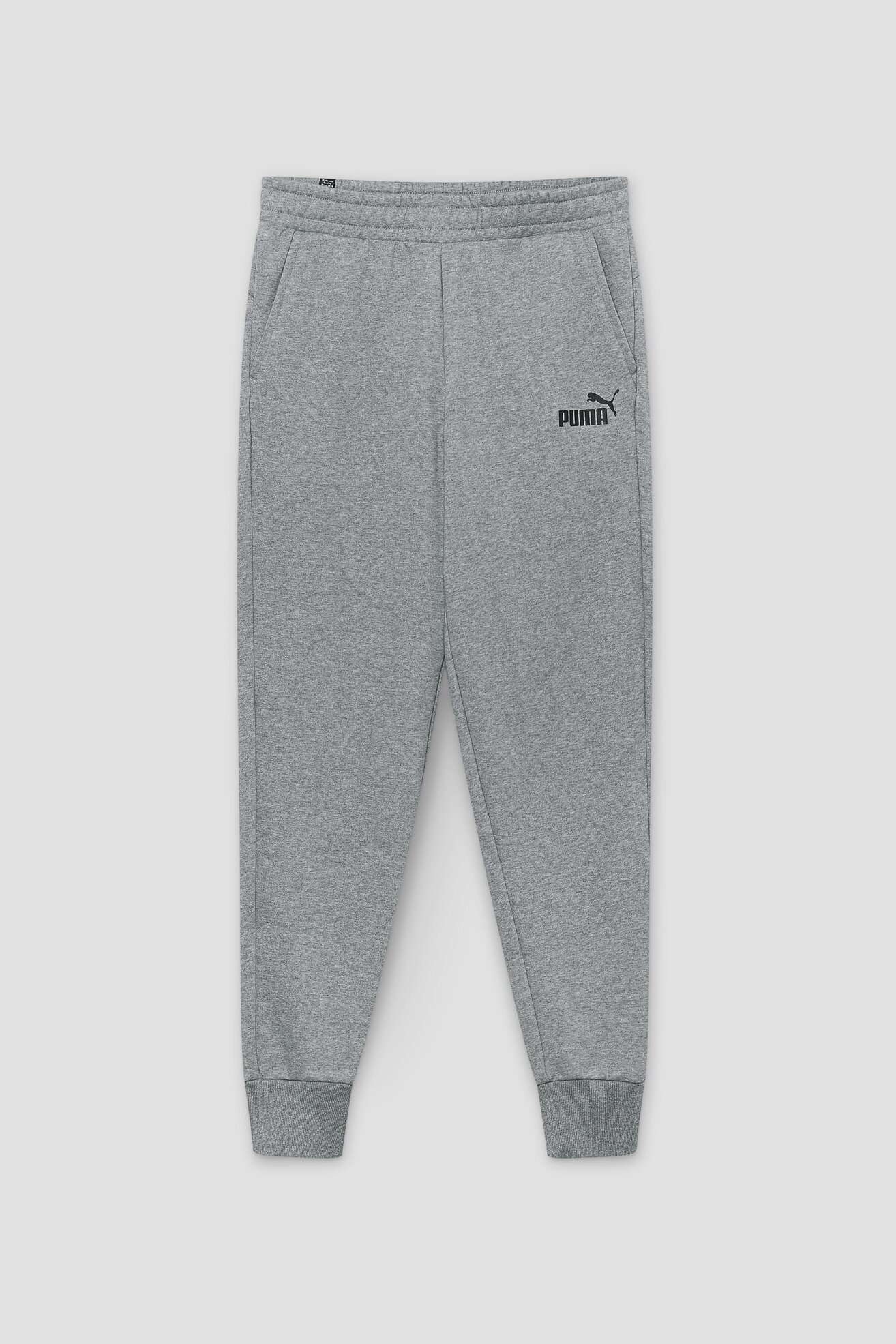 Spodnie joggersy Puma ESS LOGO PANTS FL Szary