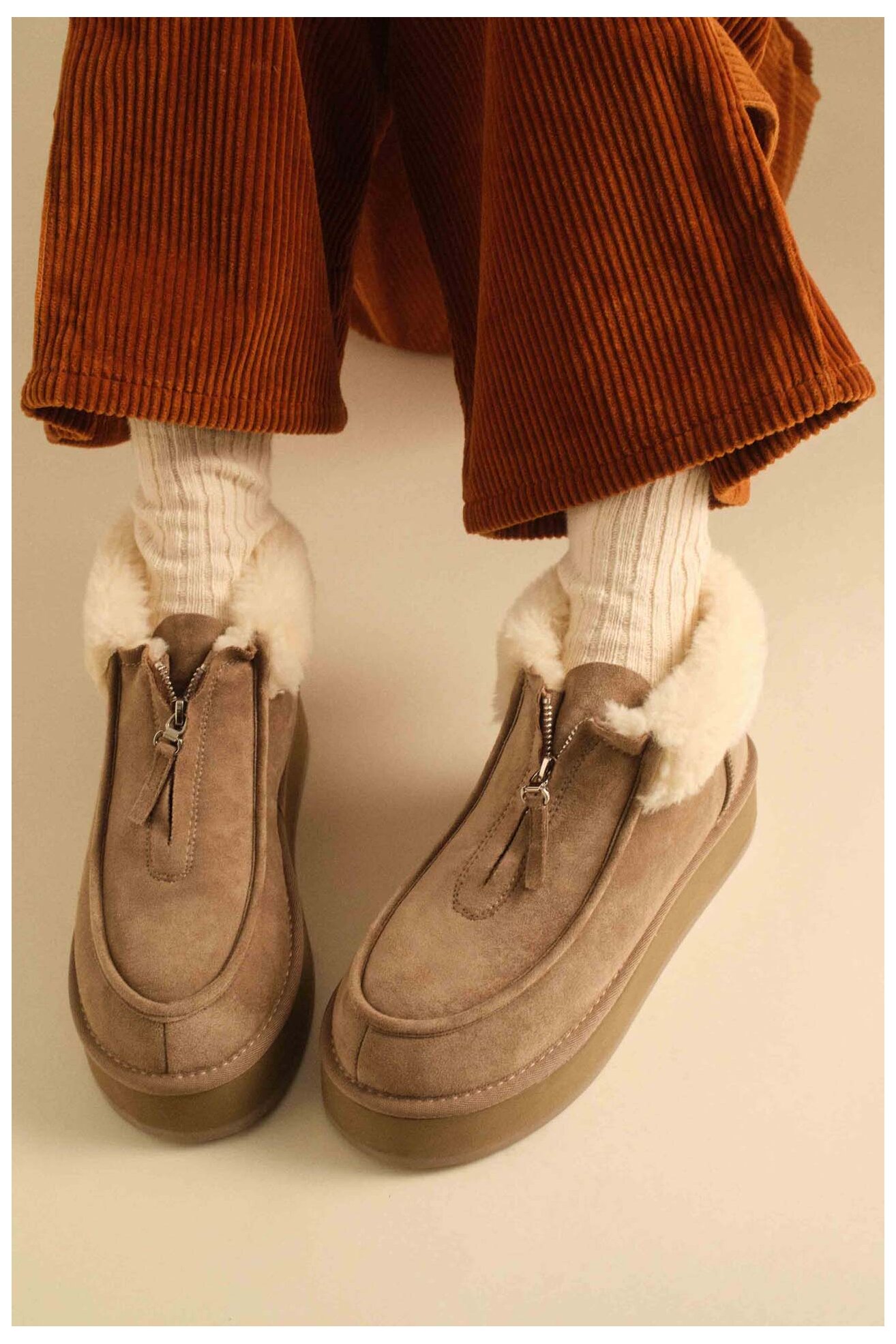 Botki Jenny Fairy BJL20243 Beżowy