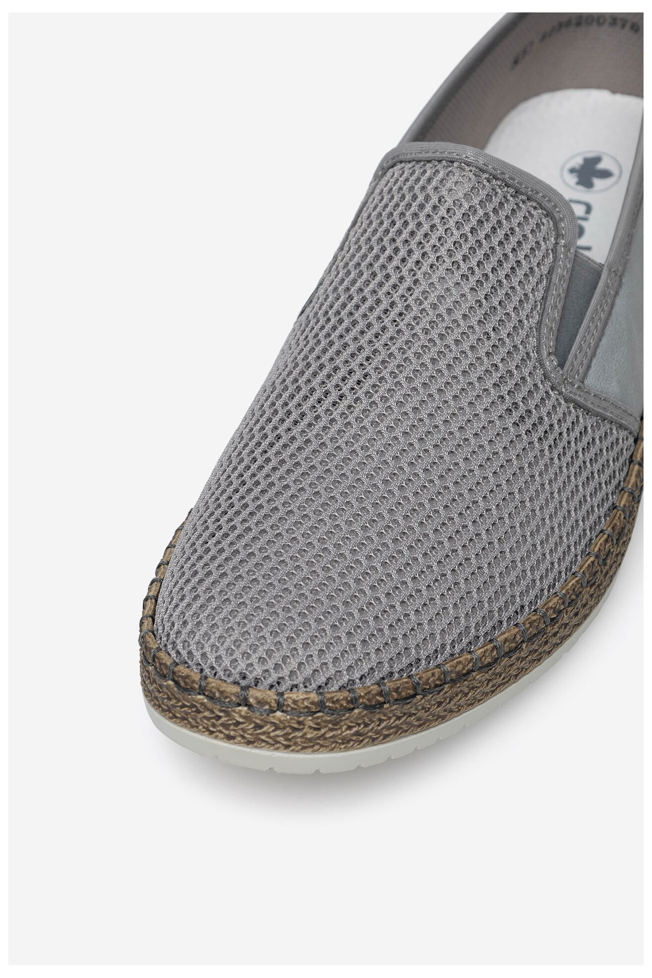 Espadryle Rieker B5265-43 Szary