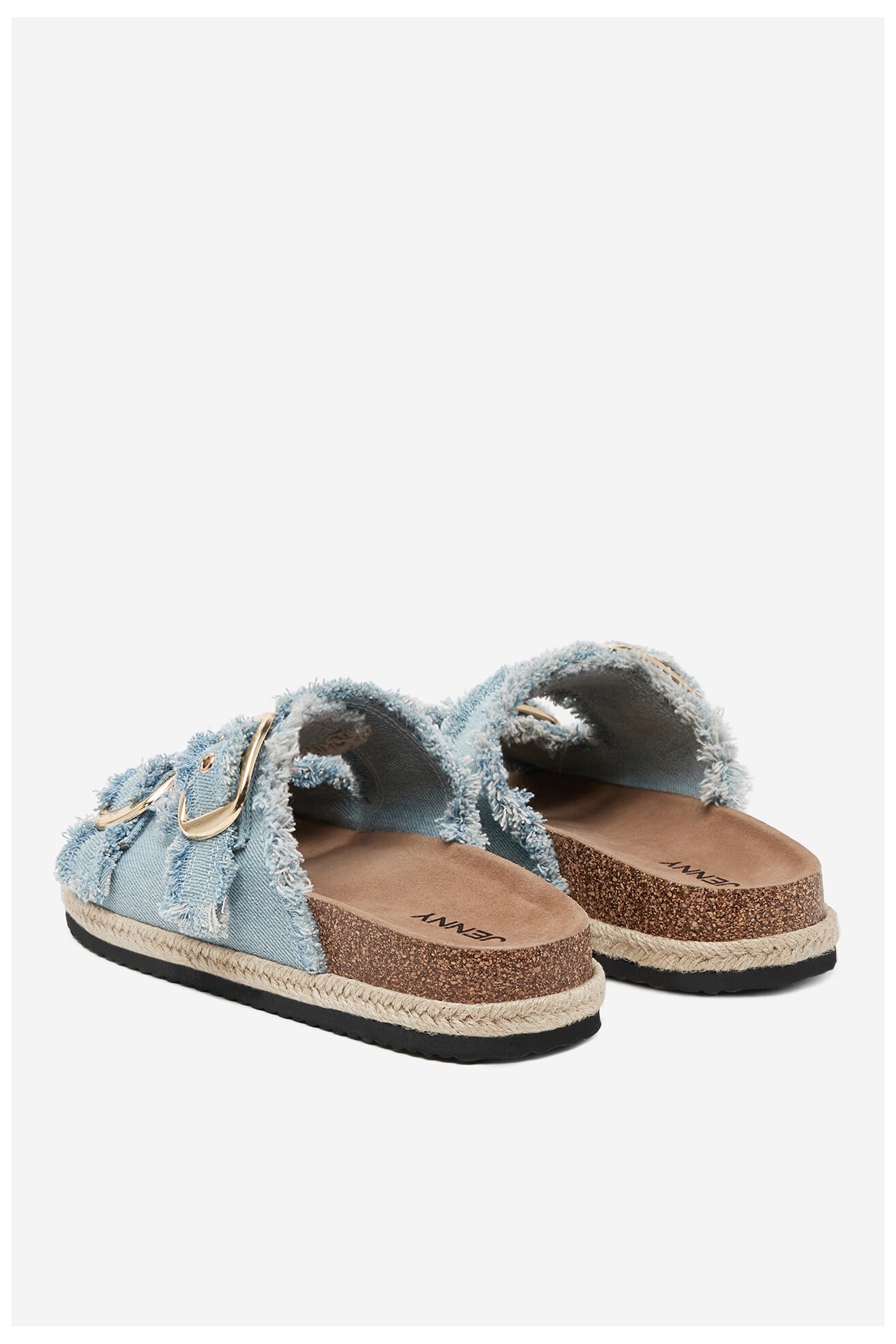 Klapki Jenny LB-P1628 Jeansowy jasny