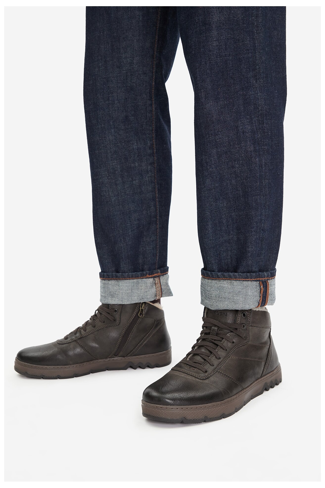 Trzewiki Lasocki CEO-LORENZO-02L MBS Brązowy ciemny