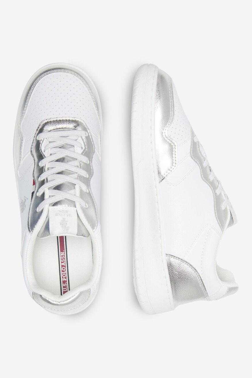 Tenisky U.S. POLO ASSN. STŘÍBRNÁ - 5905588413783