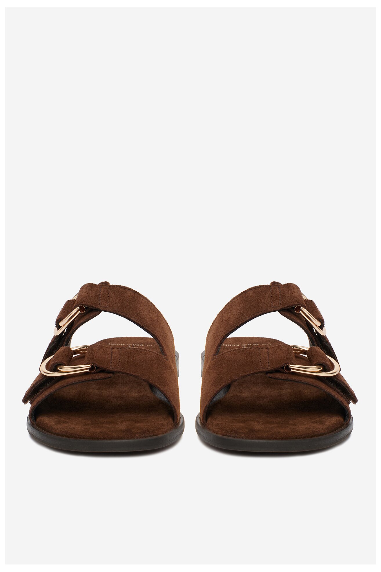 Klapki U.S. POLO ASSN. EO-KATYA001W/6S1 Brązowy