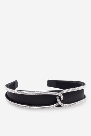 Traka za kosu Jenny Fairy 1WA-001-AW23 CRNA