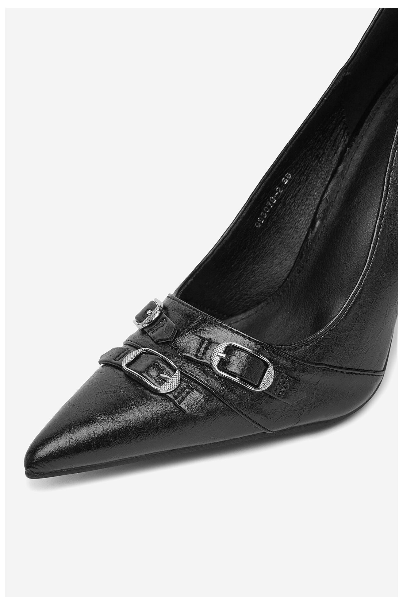 Pantofi cu toc DeeZee Q93079-2 NEGRU