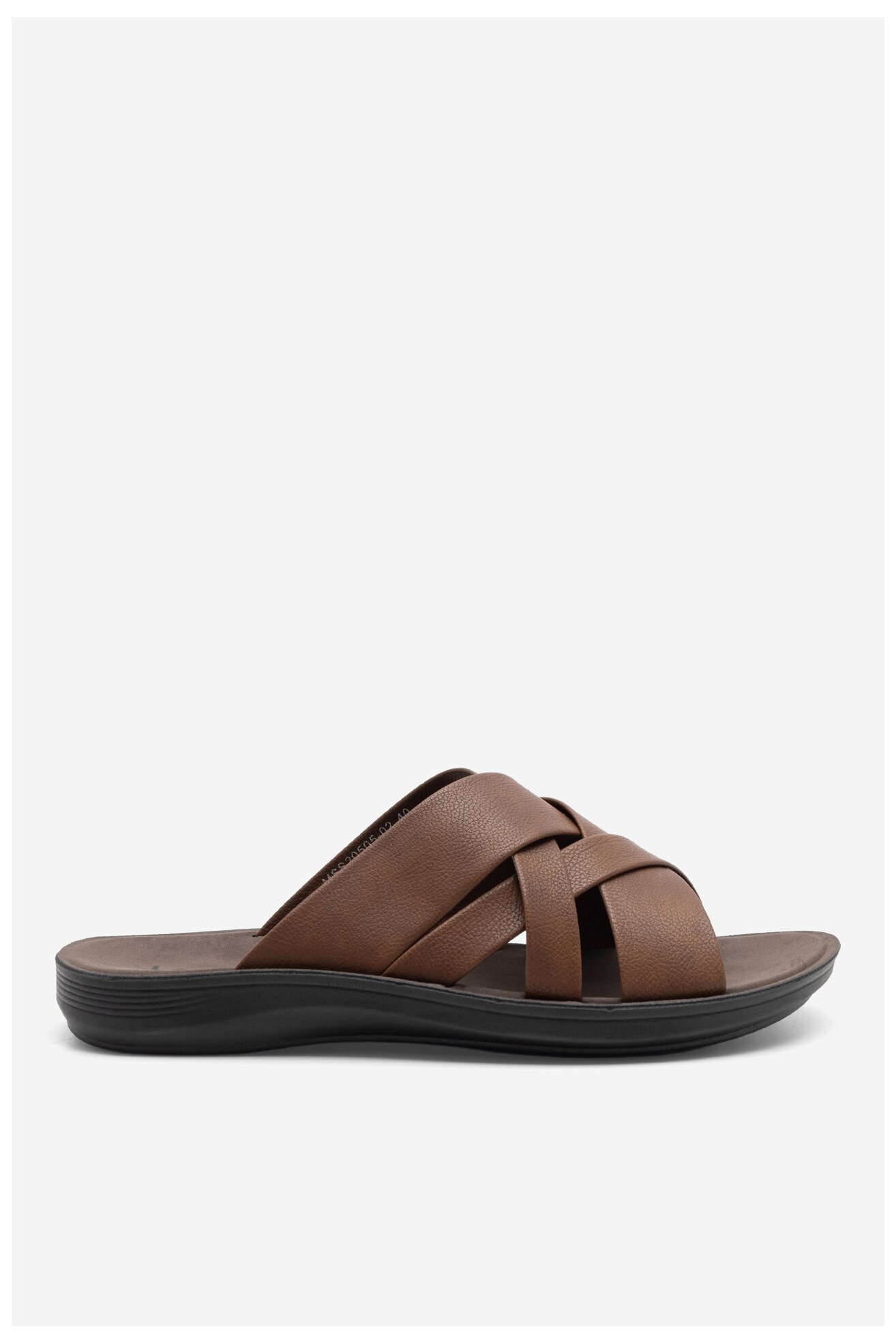 Klapki Lanetti MSS20505-02 Brązowy