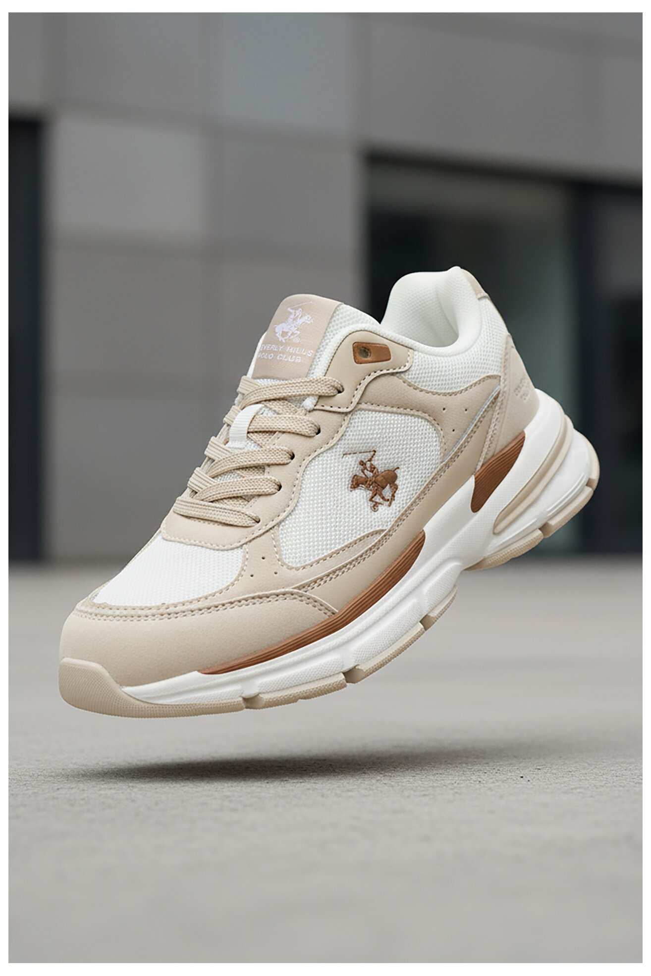 Sneakers Beverly Hills Polo Club CEO-AW25-3C014-1 Beżowy