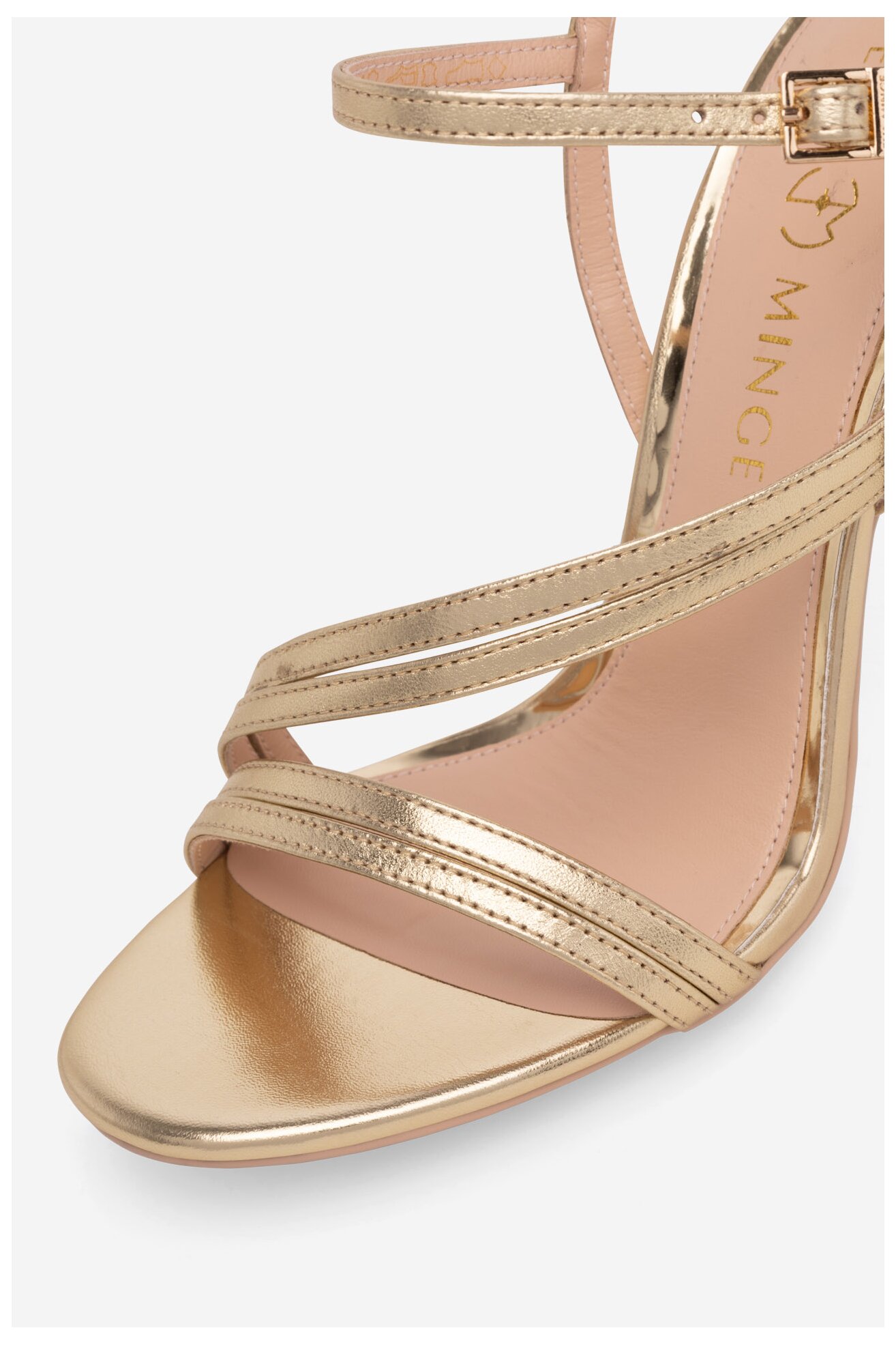 Сандали EVA MINGE CATHERINE-S9050-118 ЗЛАТИСТ