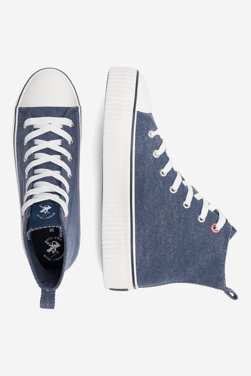 Pantofi pânză Beverly Hills Polo Club ALBASTRU - 5905588125310