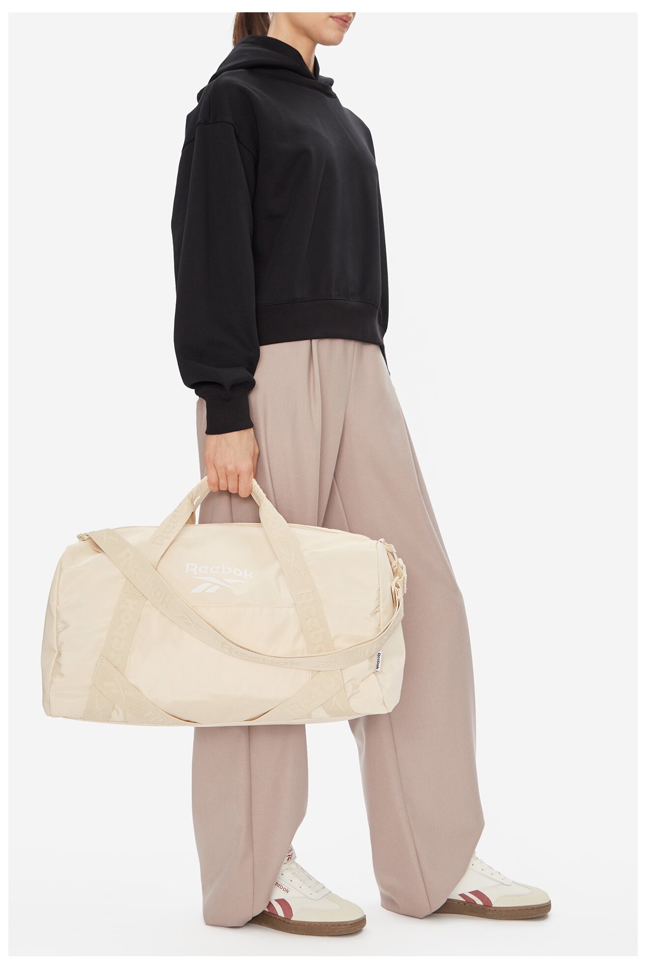 Kézitáska Reebok C-RBK-B-001-08 CSONTSZÍNŰ