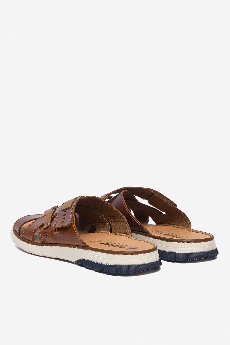 
                Rieker - Klapki skórzane - 5906751769010