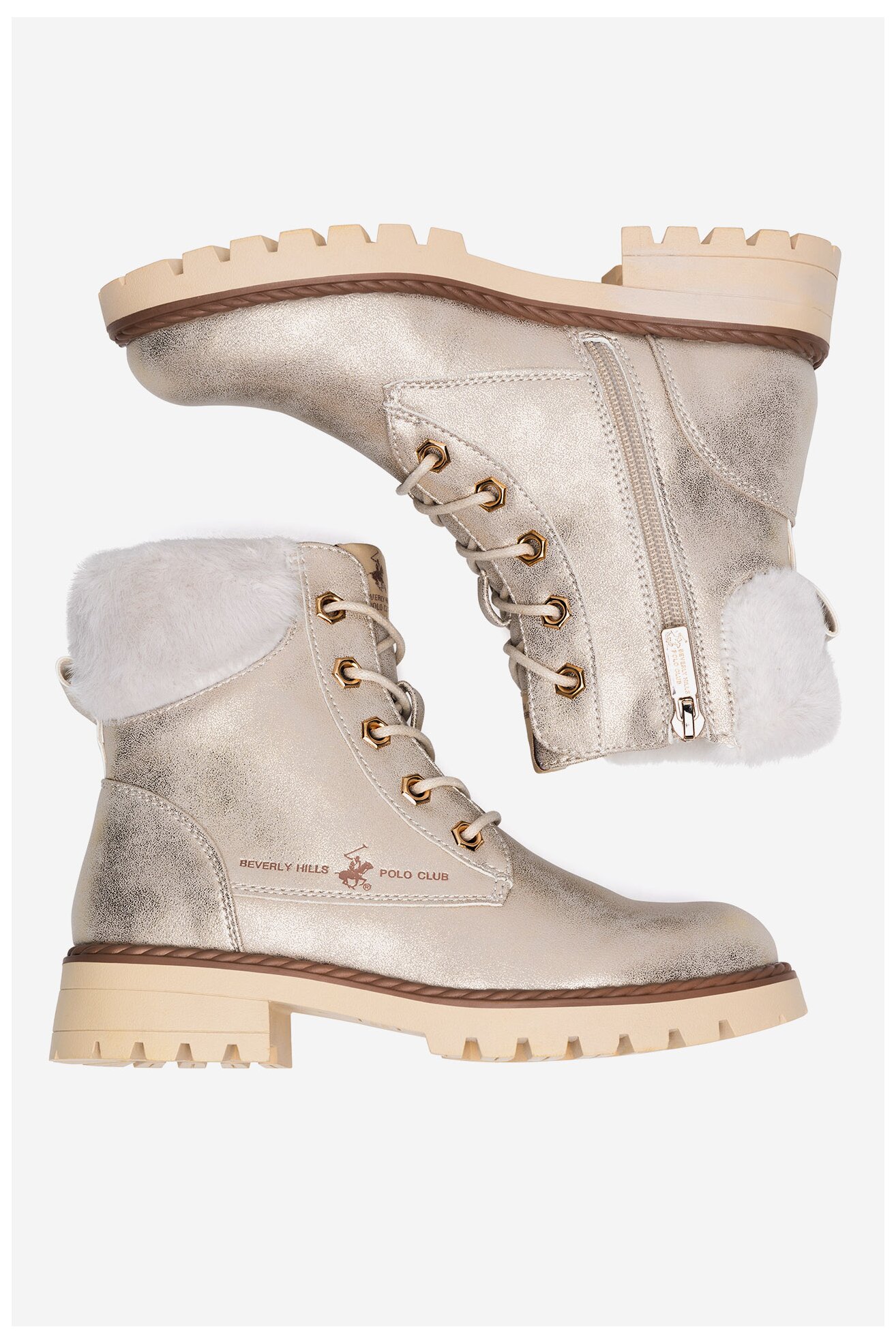 Trzewiki Beverly Hills Polo Club CS6135-02 Złoty